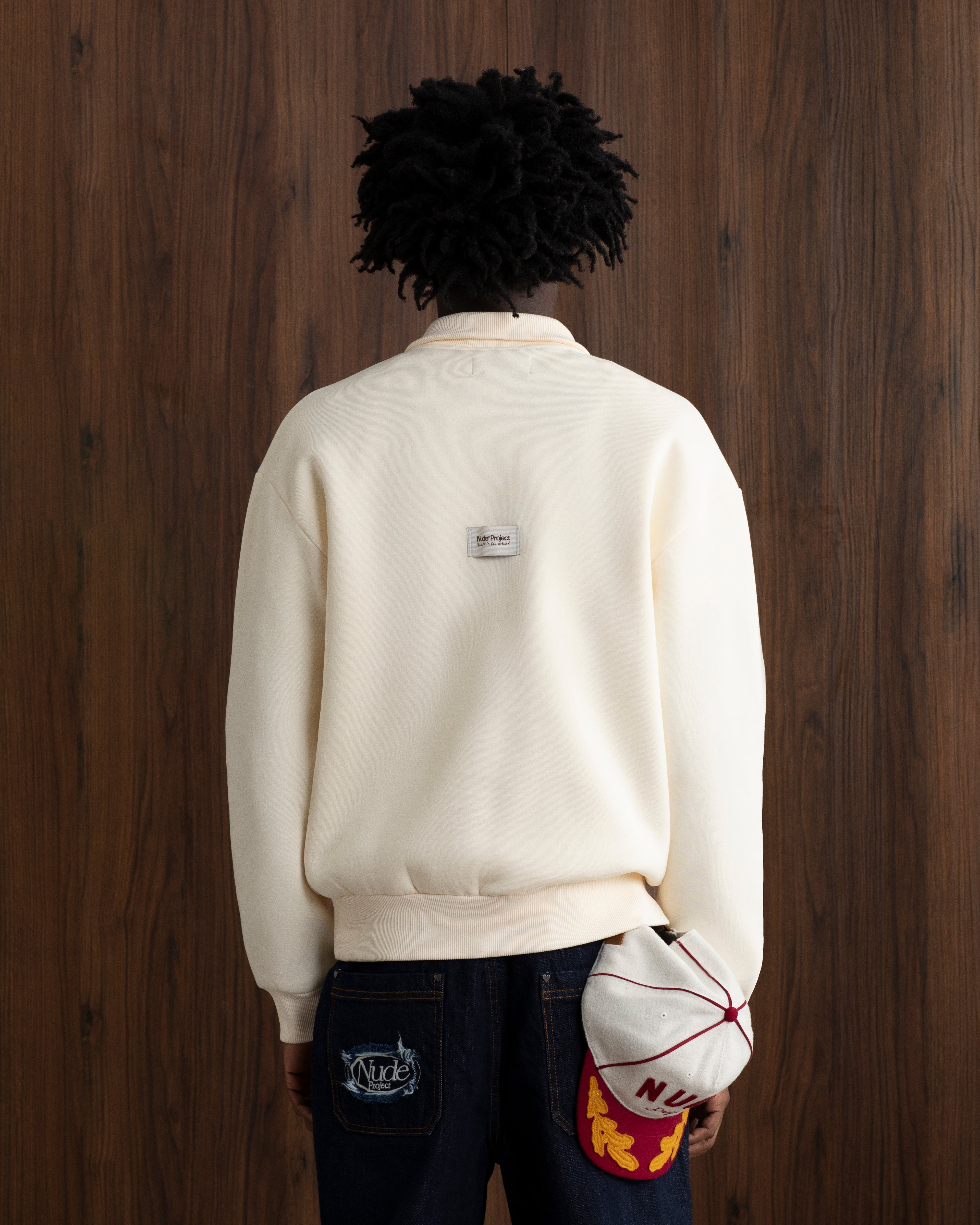 Quarter Zip Origins Blanco Crema