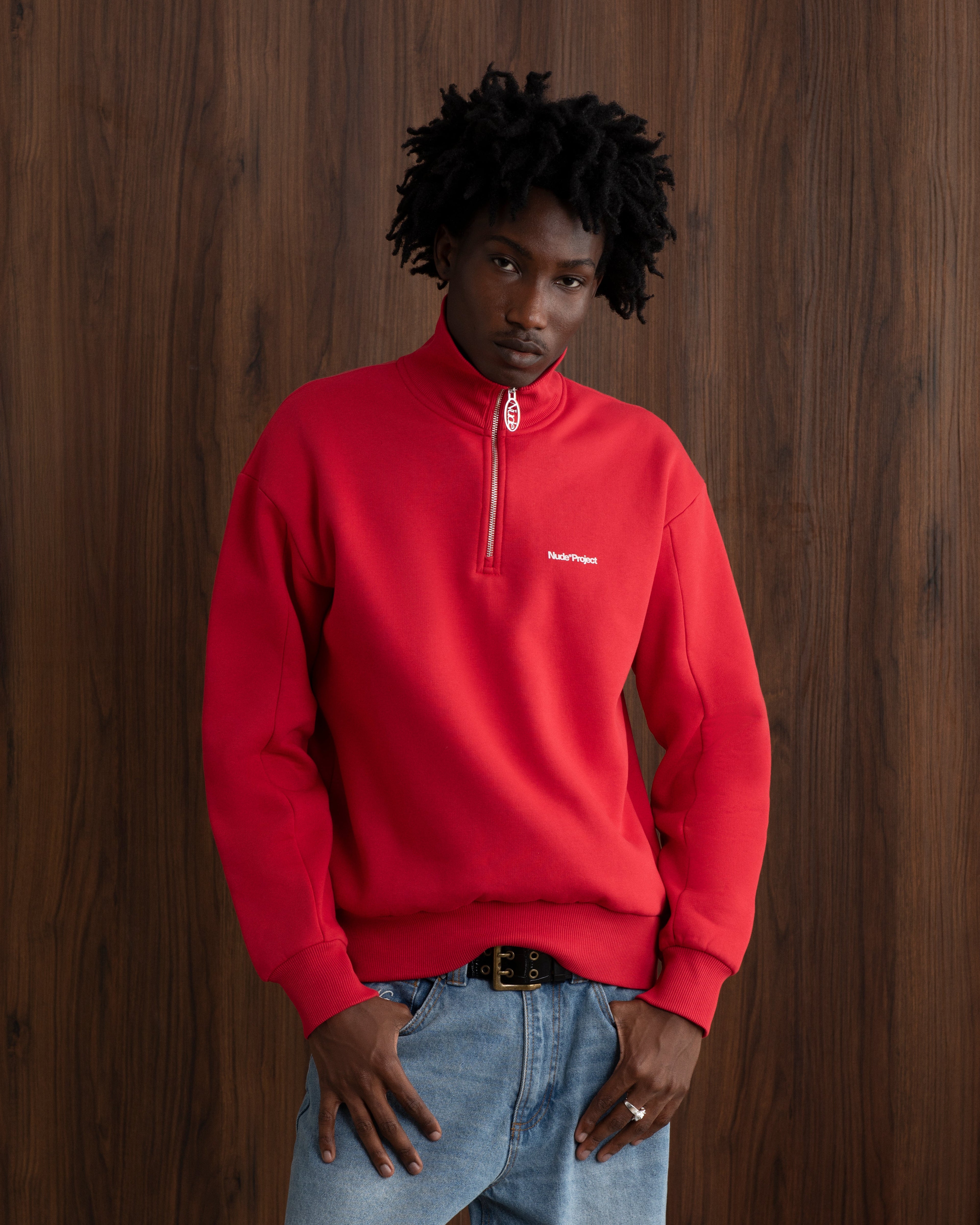 Quarter Zip Origins Rojo