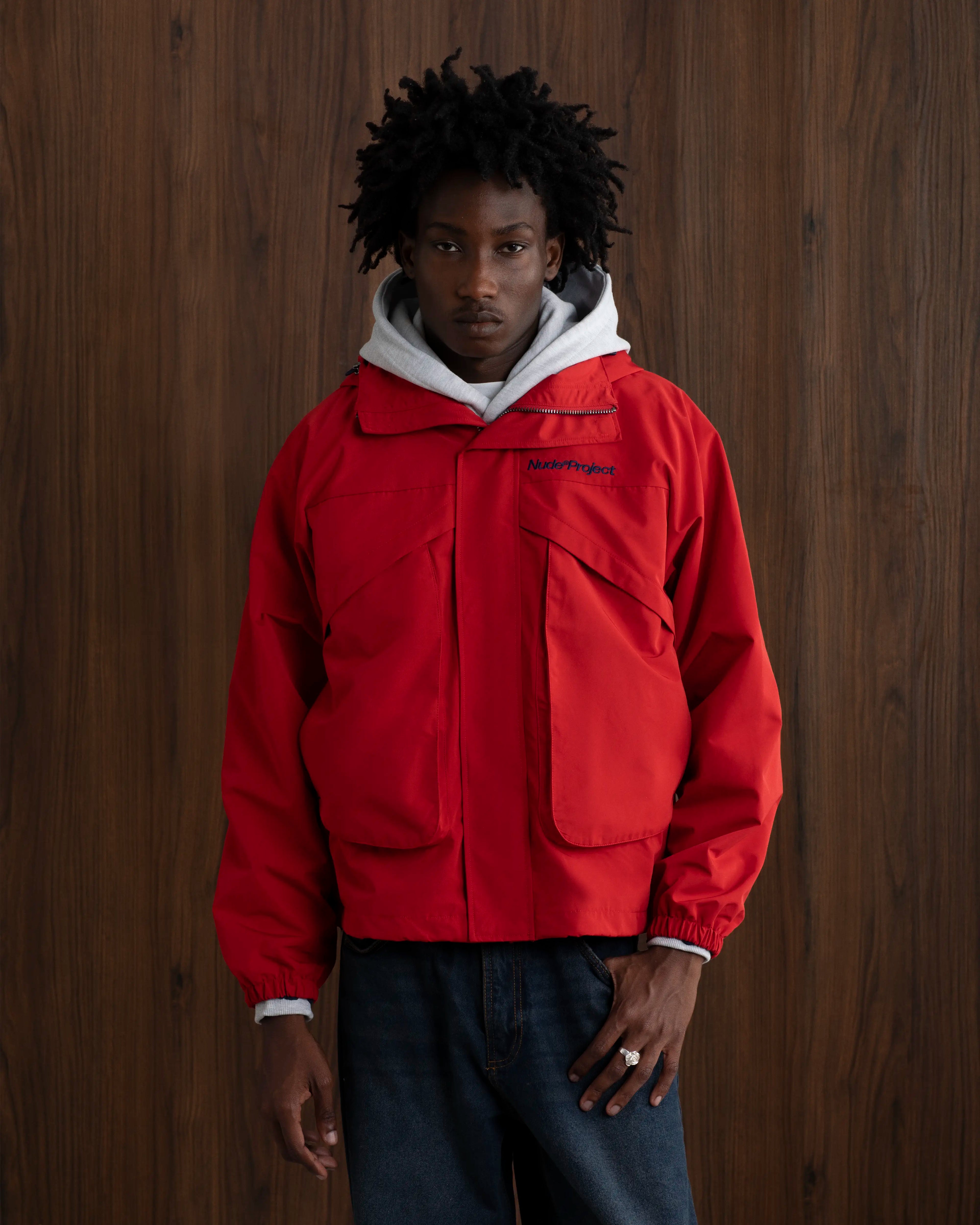 Milestones Windbreaker Jacket Red