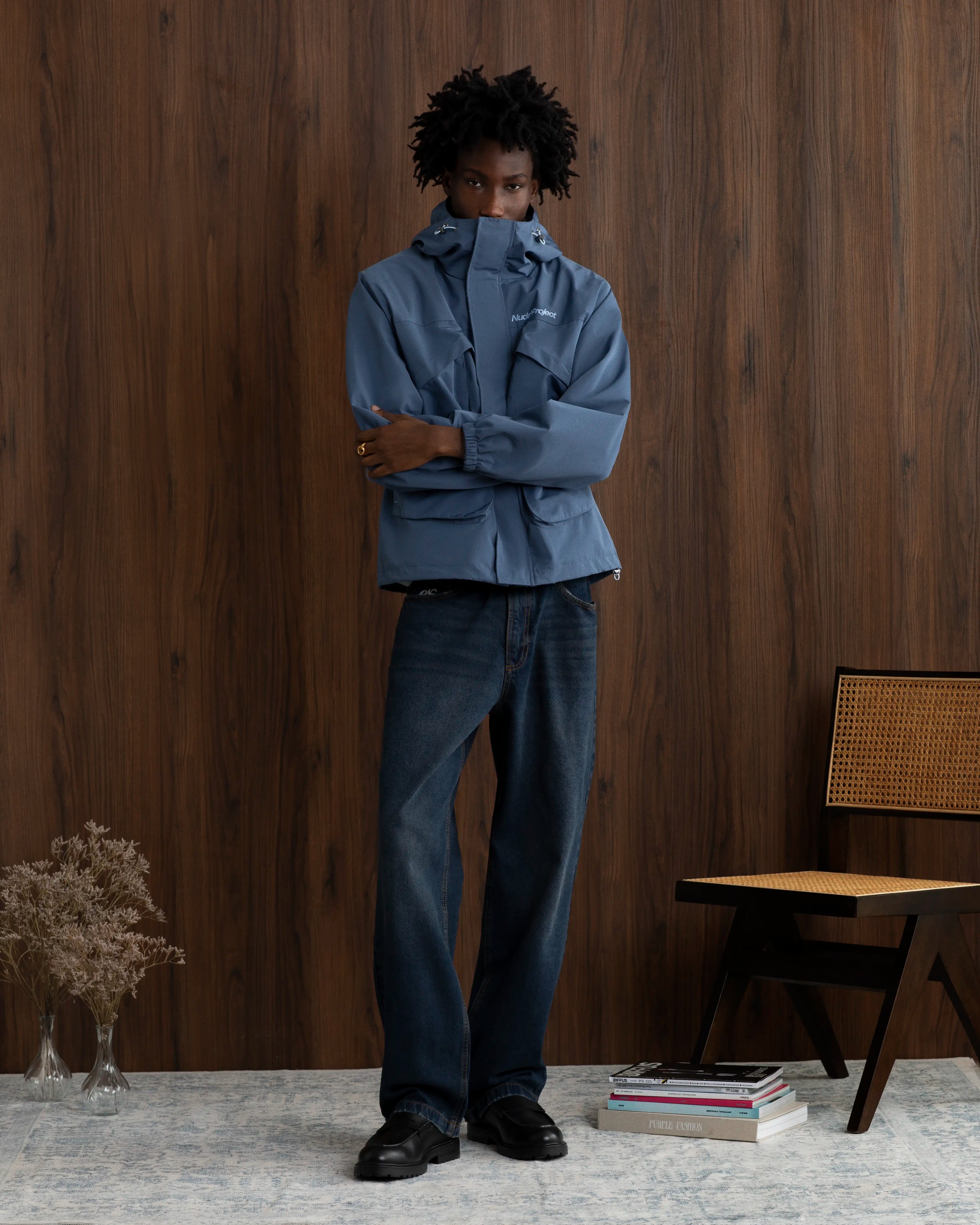 Milestones Windbreaker Jacket Blue