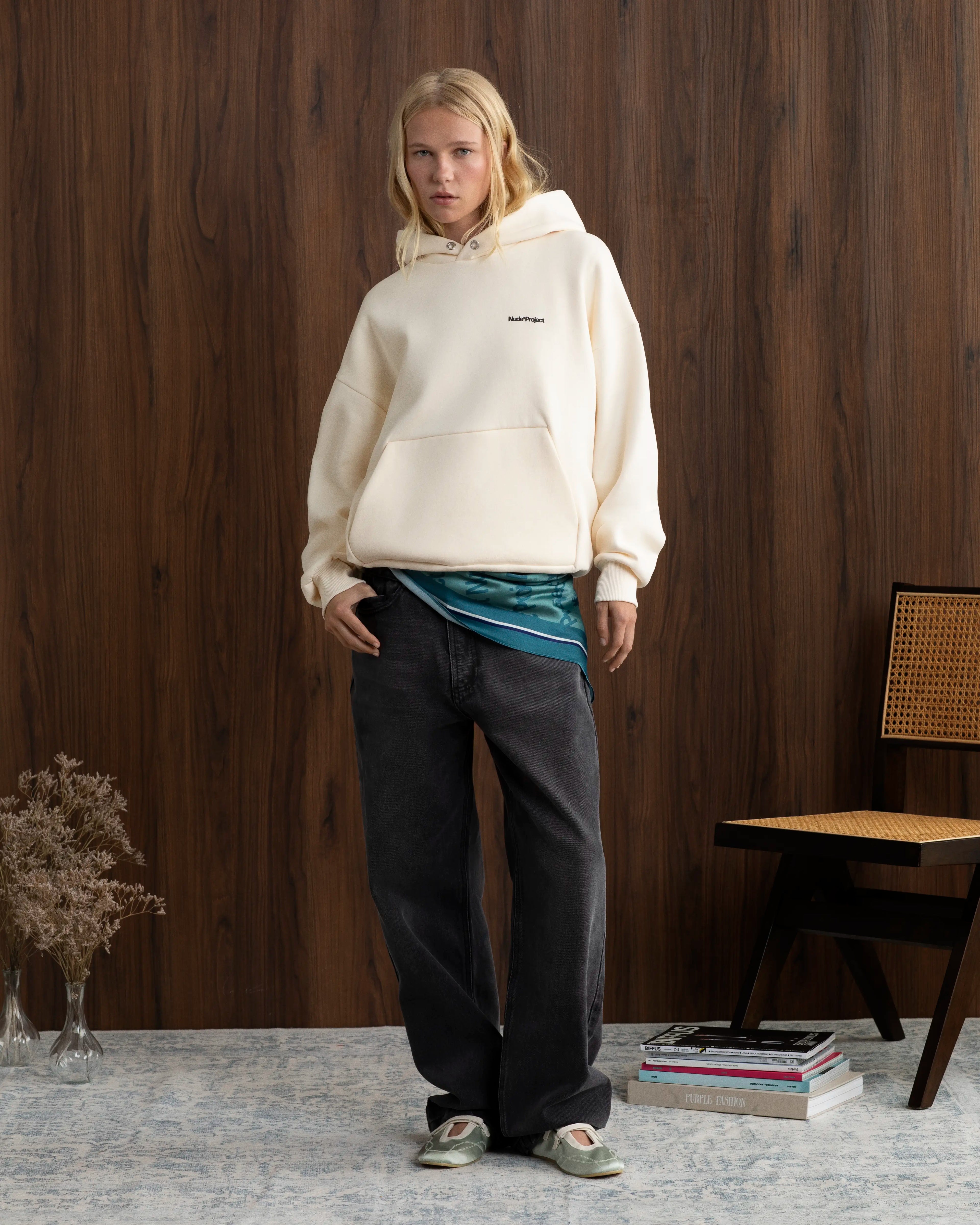 Sudadera Origins Blanco Crema