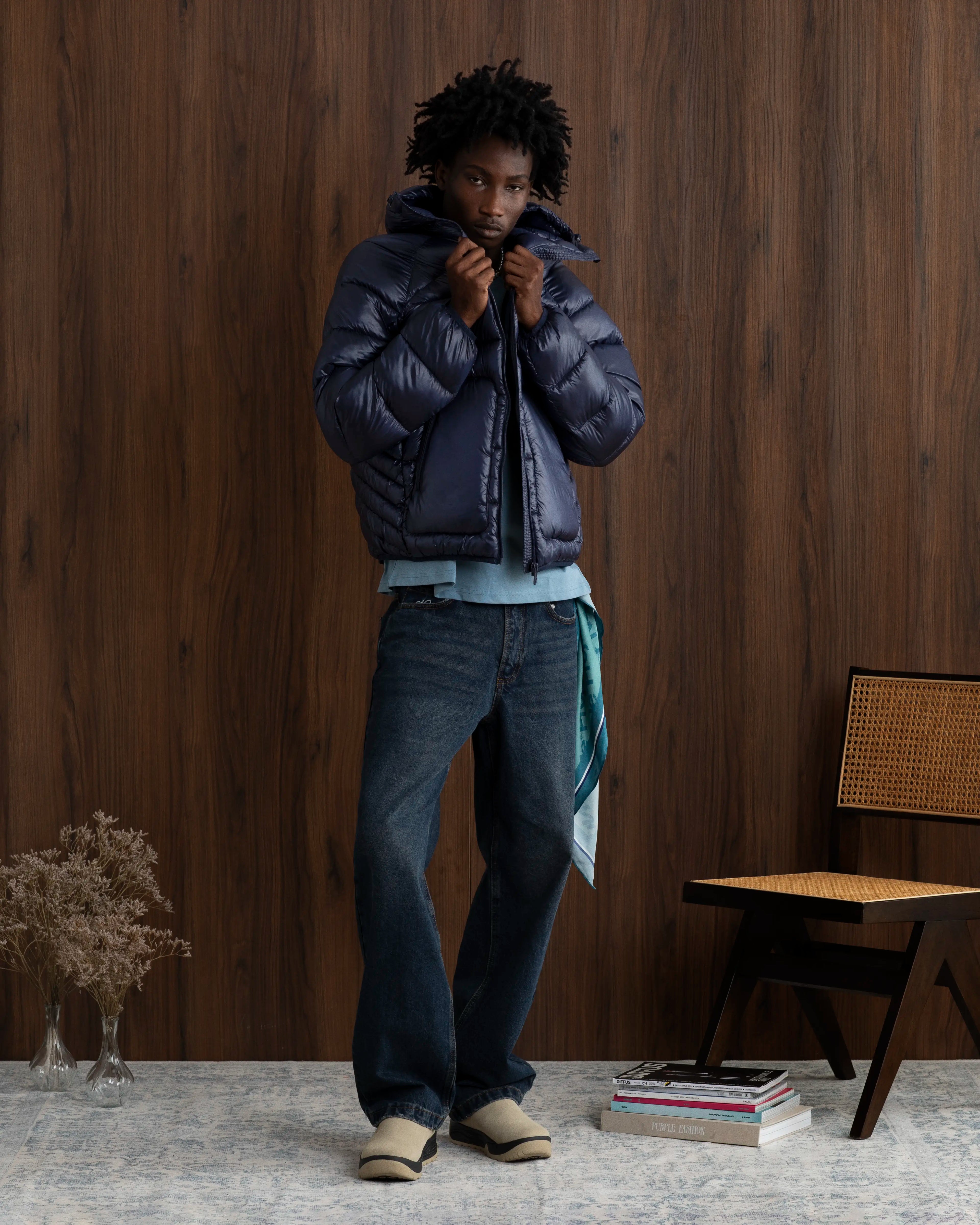 Iconic Puffer Jacket Navy