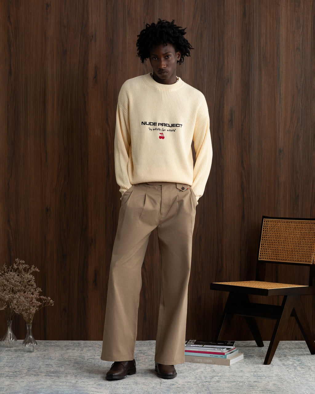 Jersey Wavy Blanco Crema