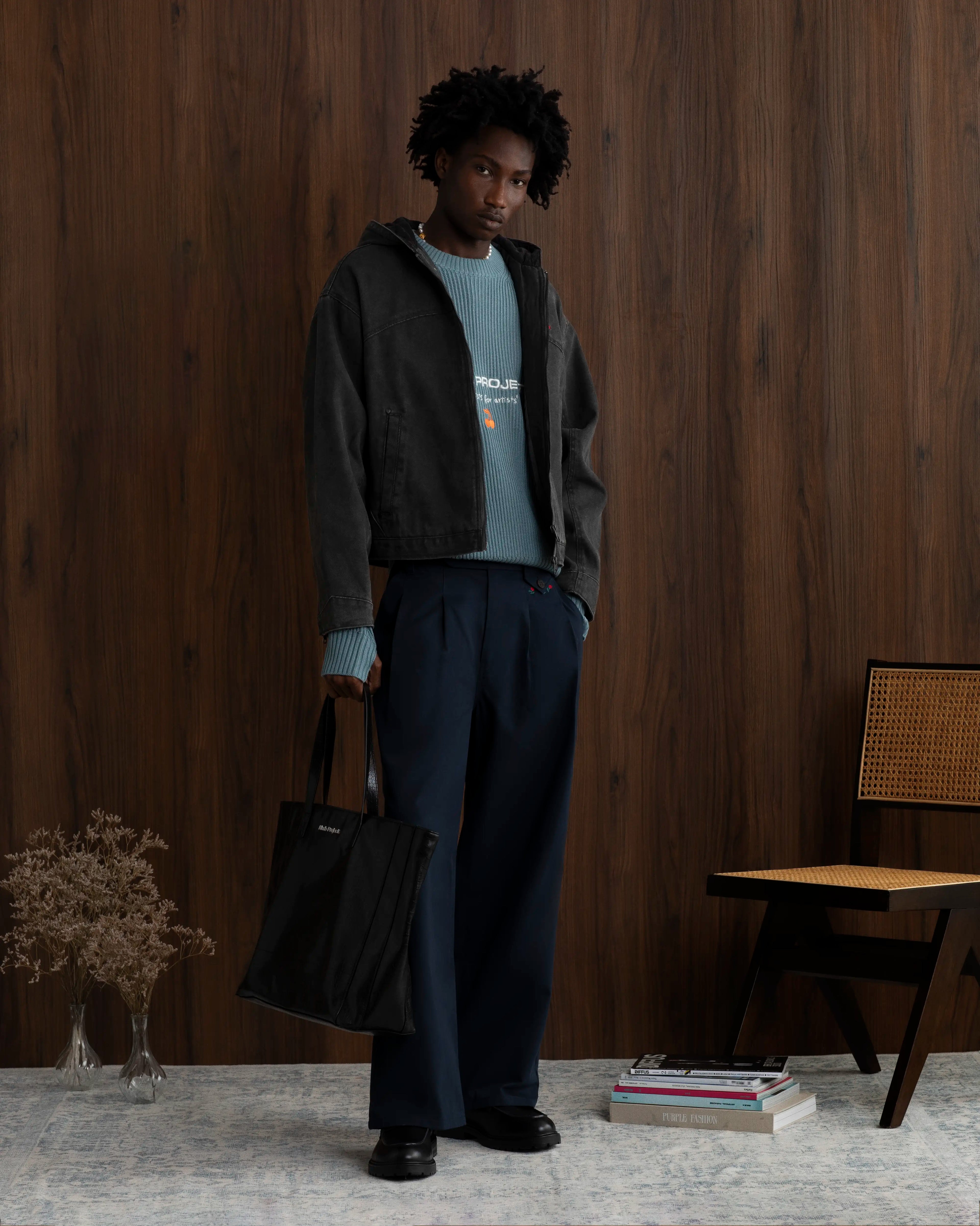 Pantalón Chino Vinyl Azul Marino