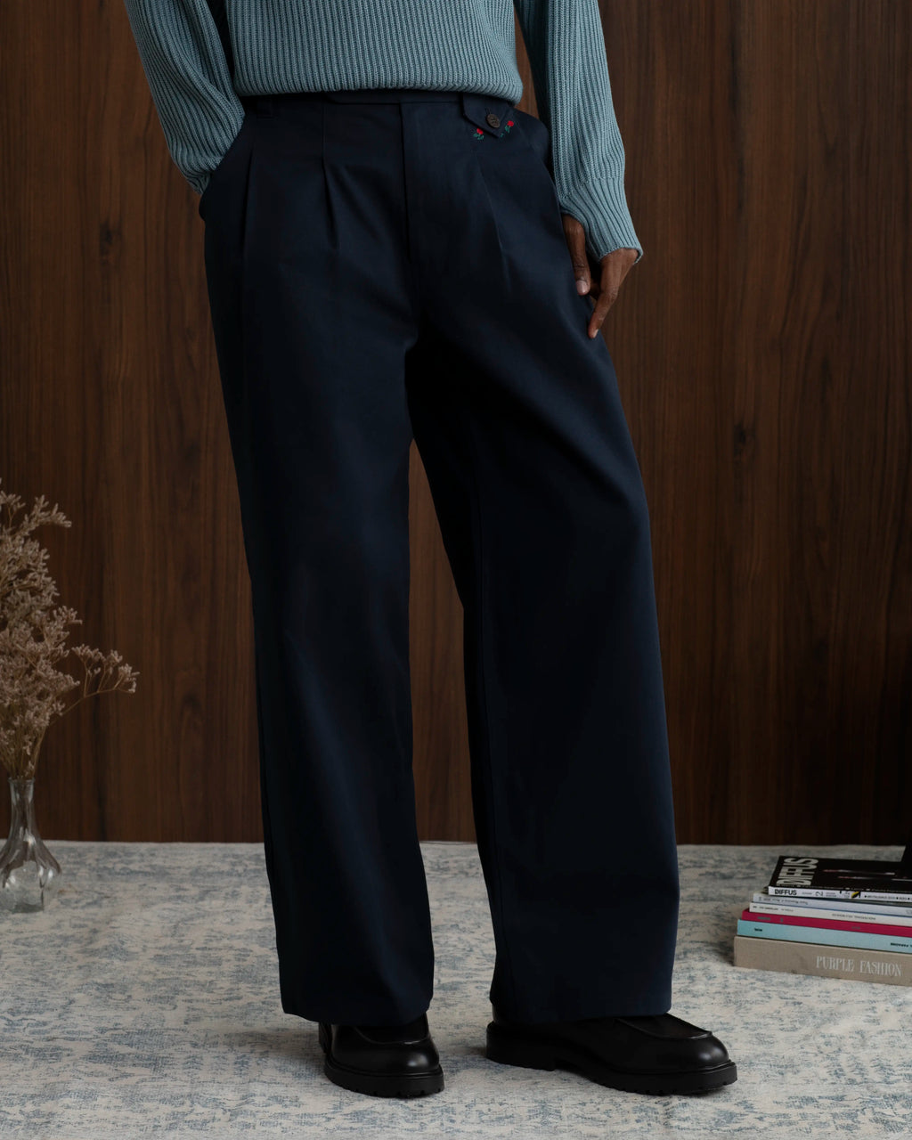 Pantalón Chino Vinyl Azul Marino