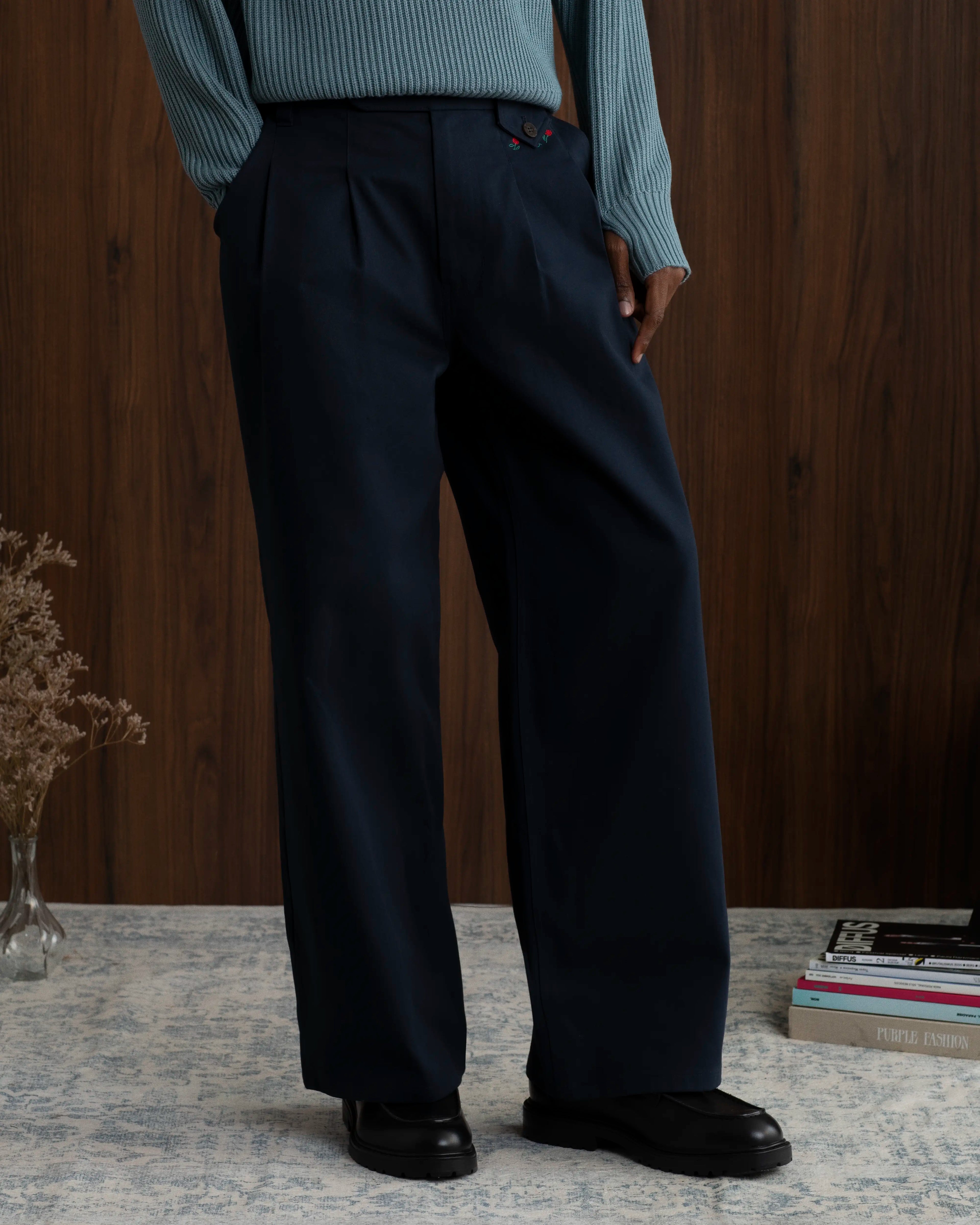 Pantalón Chino Vinyl Azul Marino