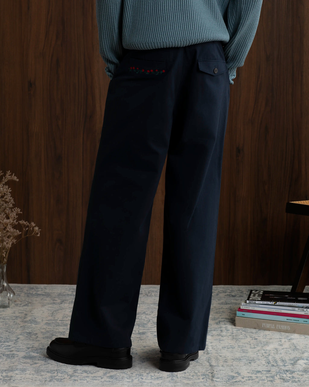 Pantalón Chino Vinyl Azul Marino