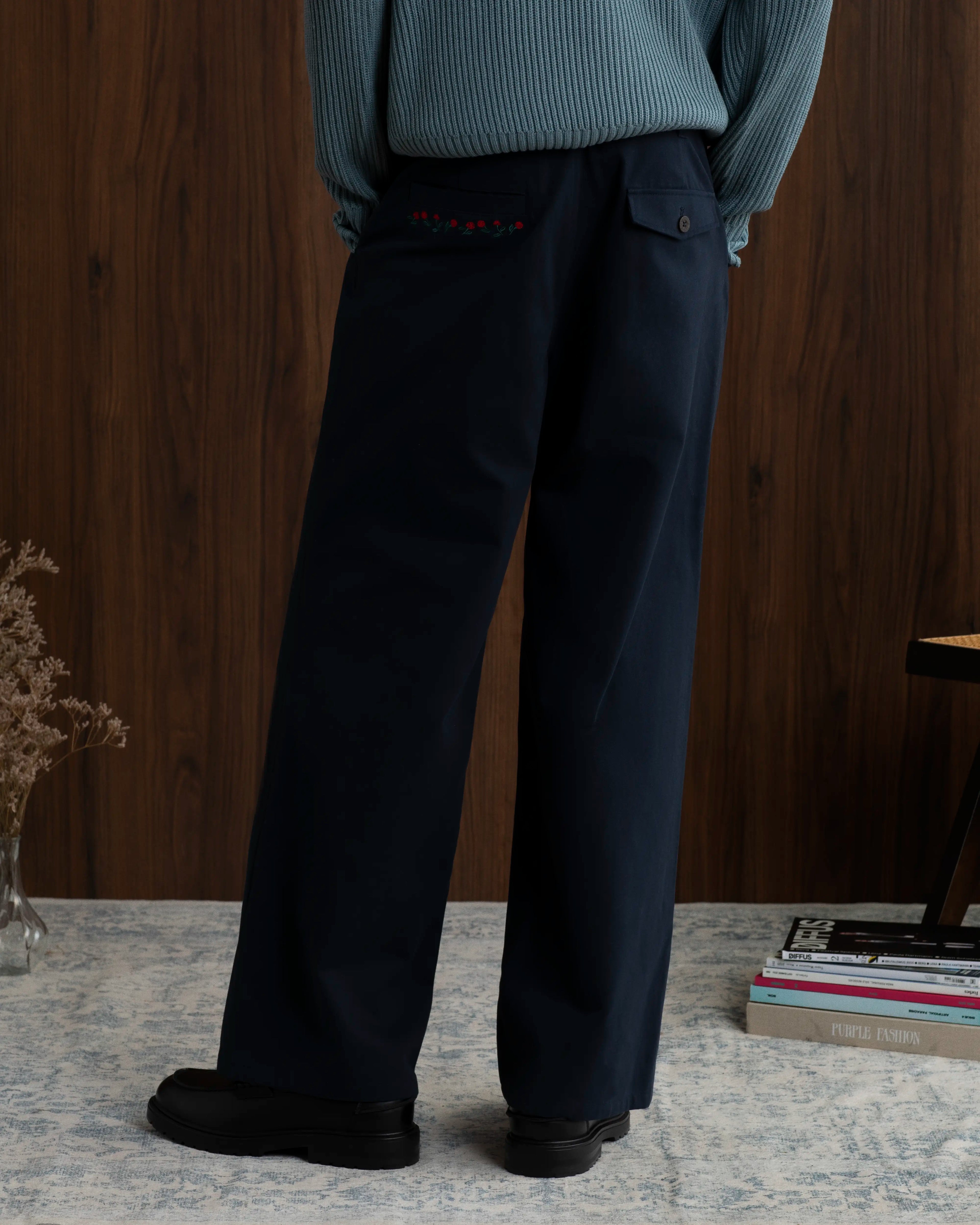 Pantalón Chino Vinyl Azul Marino