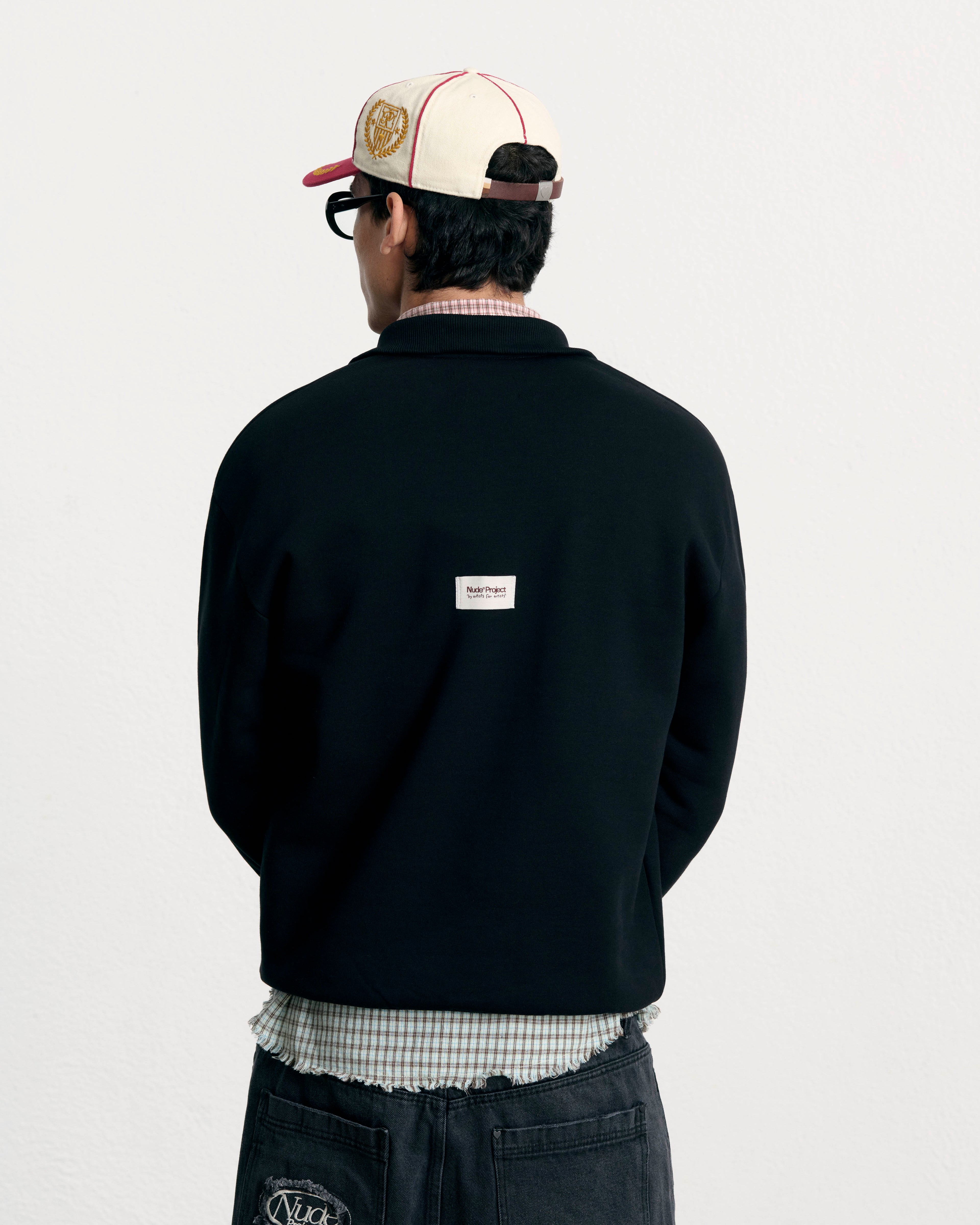 Quarter Zip Origins Negro