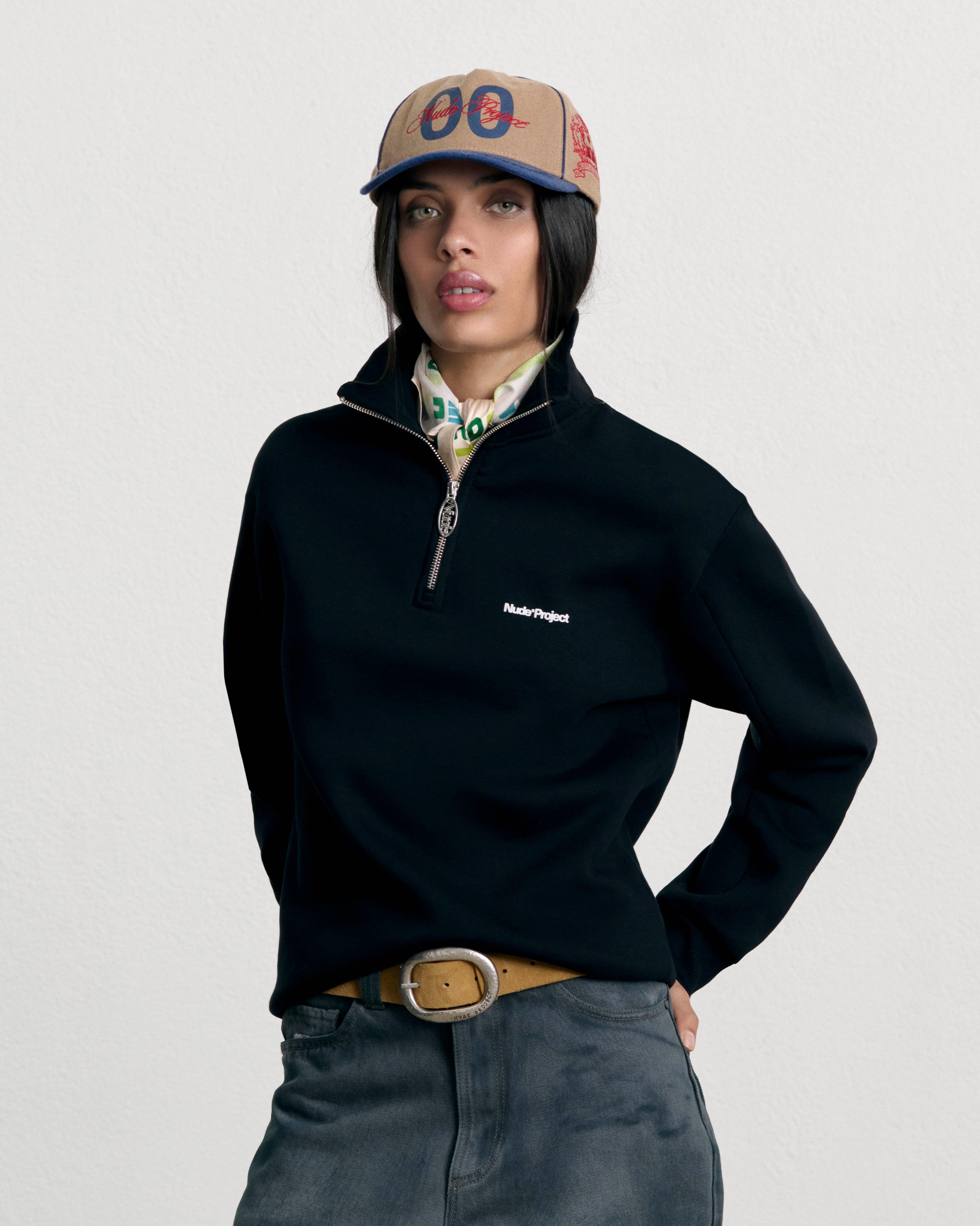 Quarter Zip Origins Negro