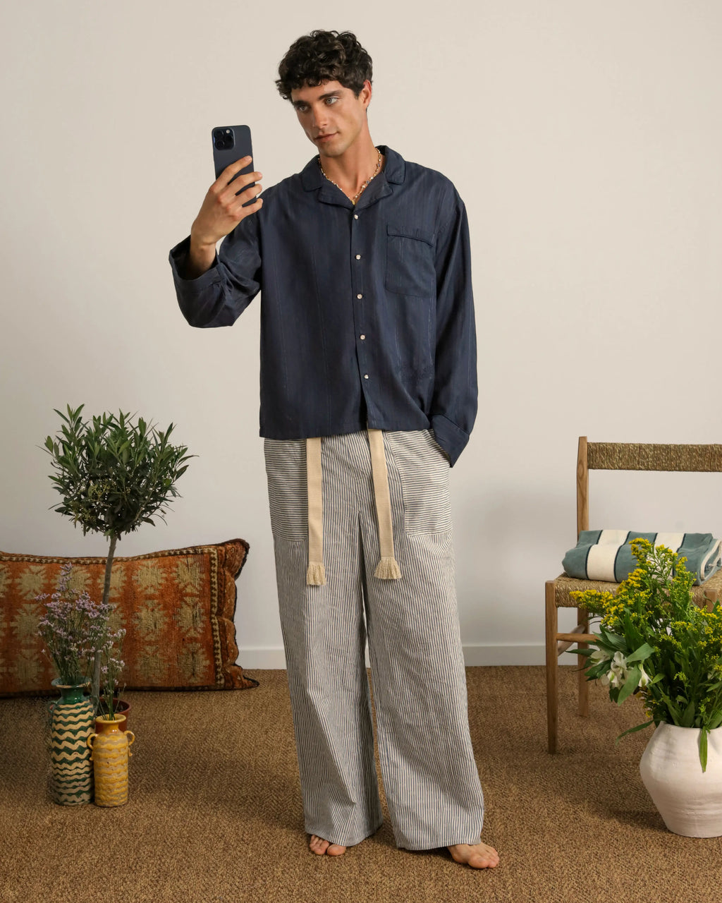 Camisa Sleepy Azul Marino