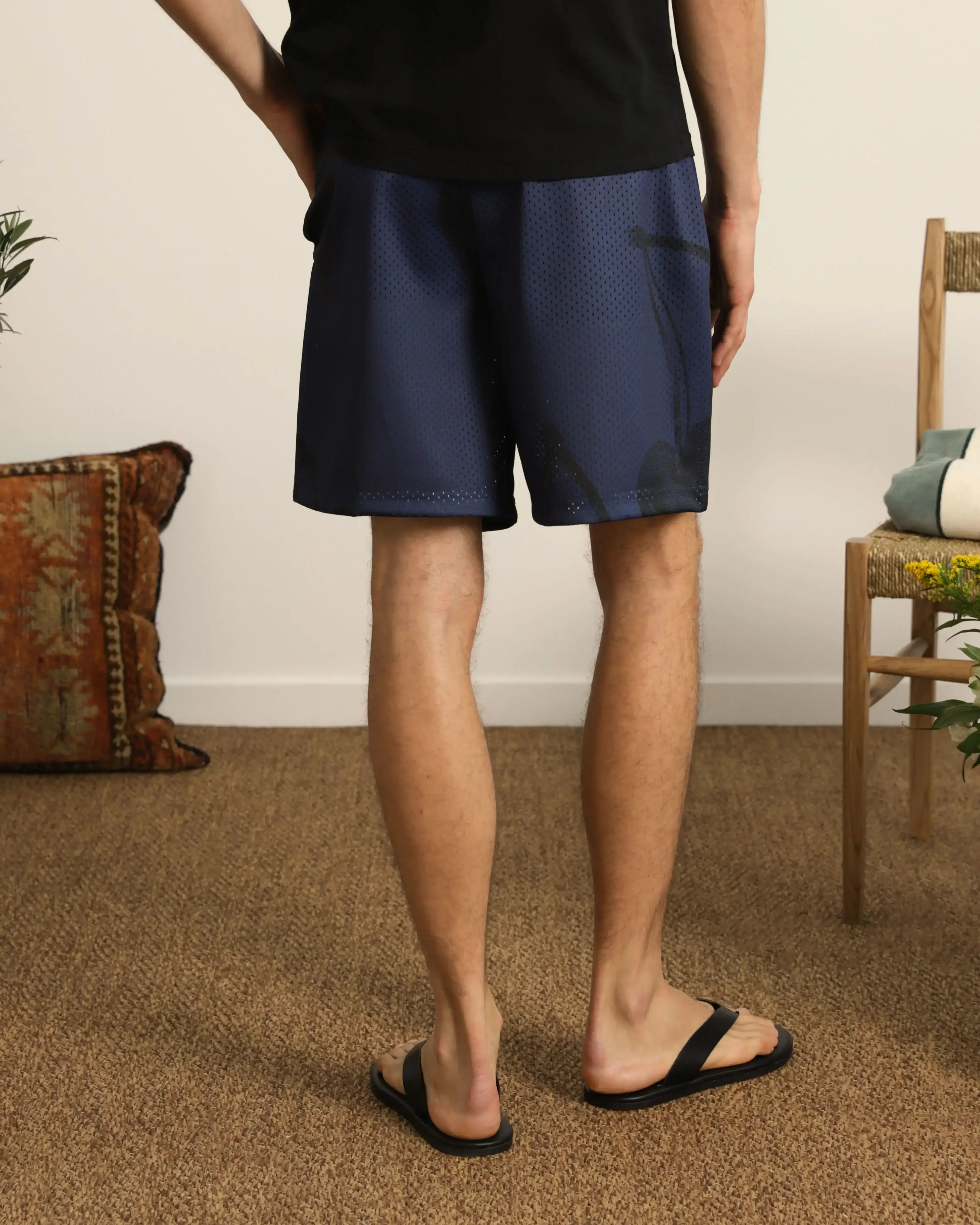 Pantalón Corto Mesh Azul Marino