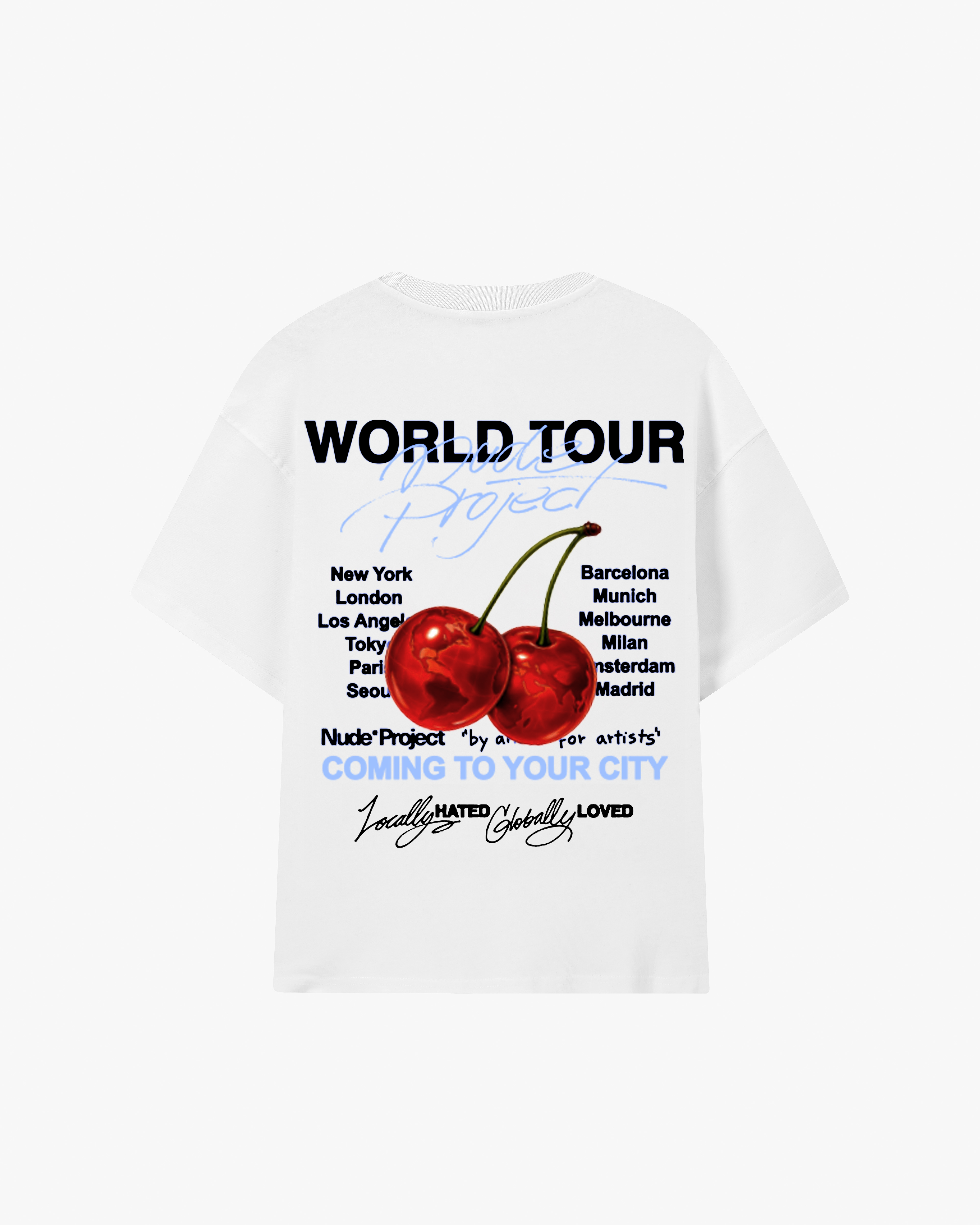 Camiseta Nude Tour Blanca