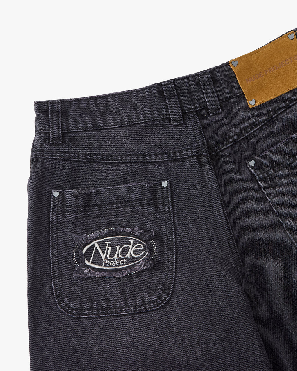 Pantalón Baggy Negro Rose Wash Old