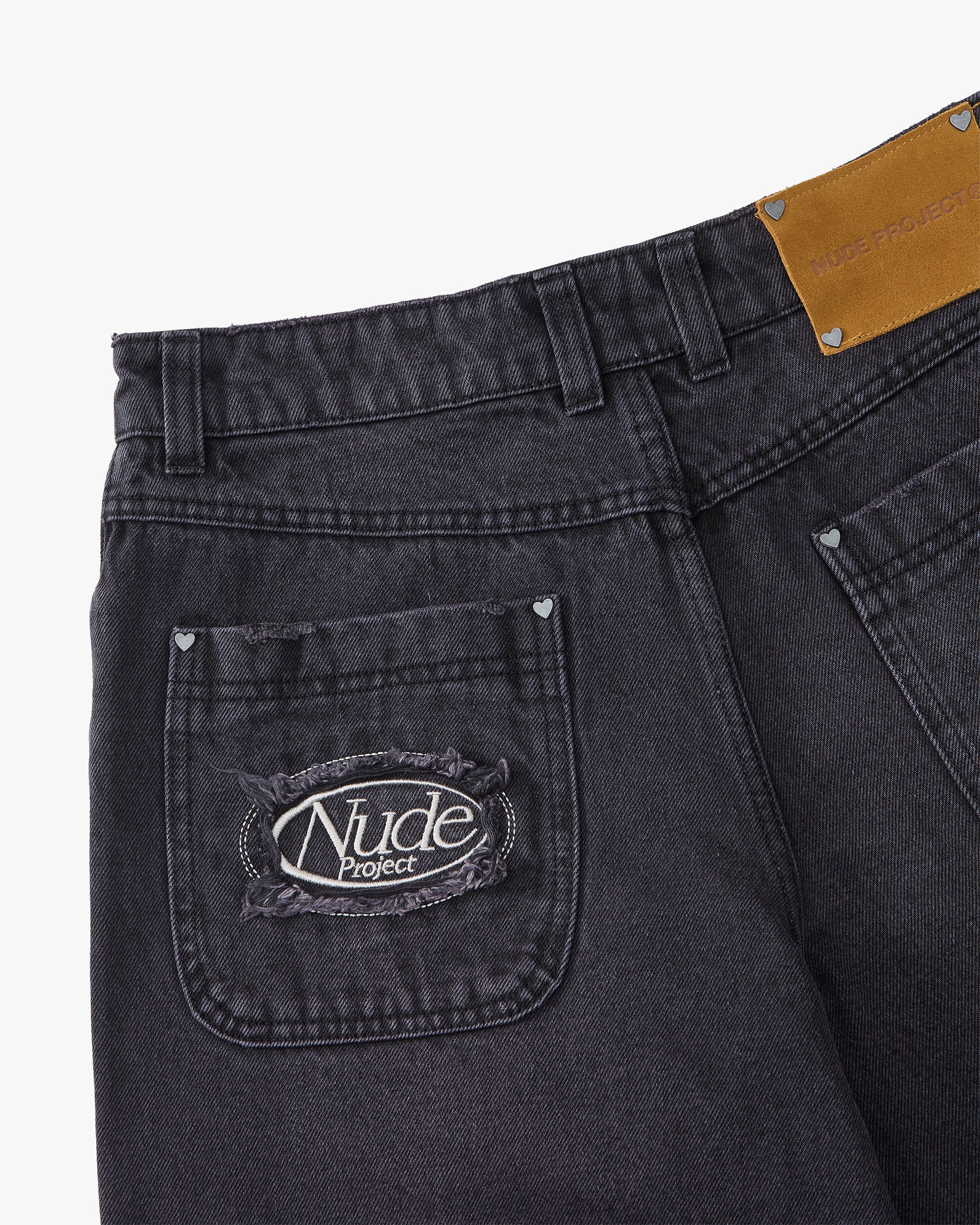 Pantalón Baggy Negro Rose Wash Old