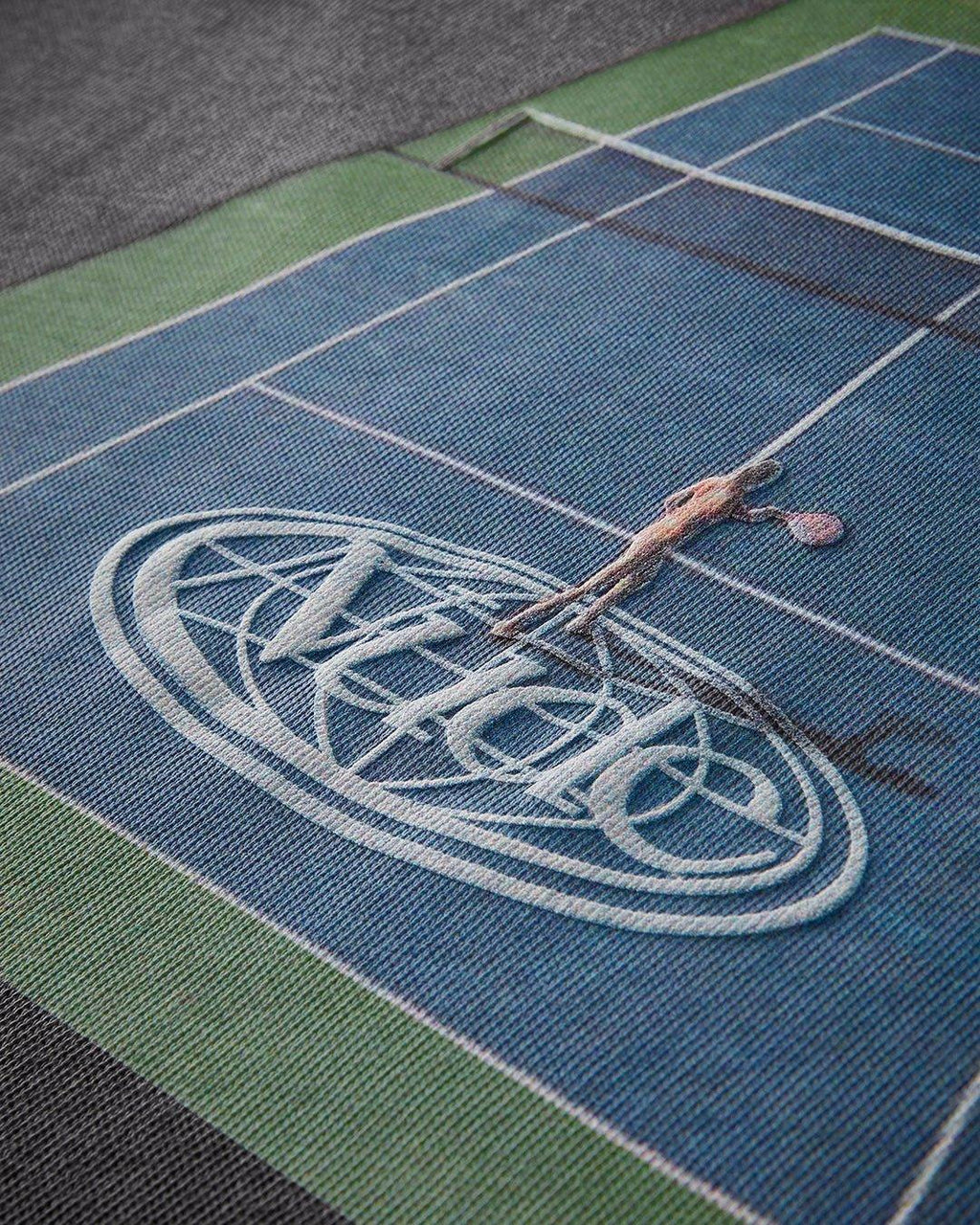 Camiseta Tennis Gris Oscuro