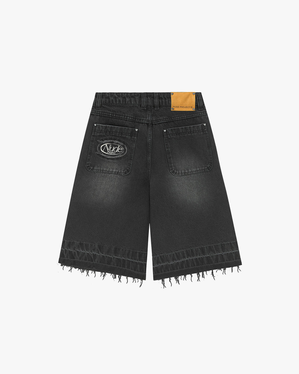 Pantalón Corto Baggy Negro Old Denim