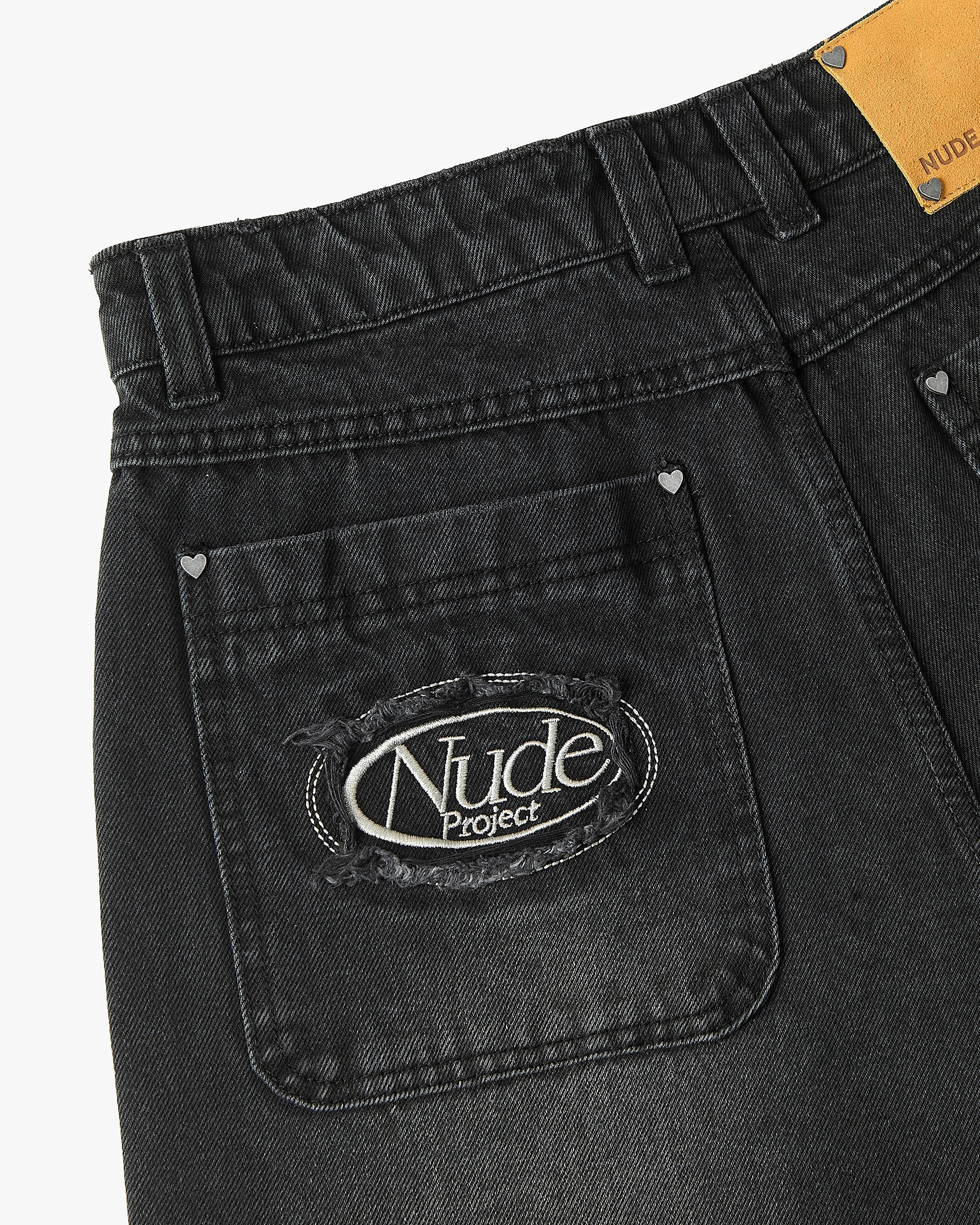 Pantalón Corto Baggy Negro Old Denim