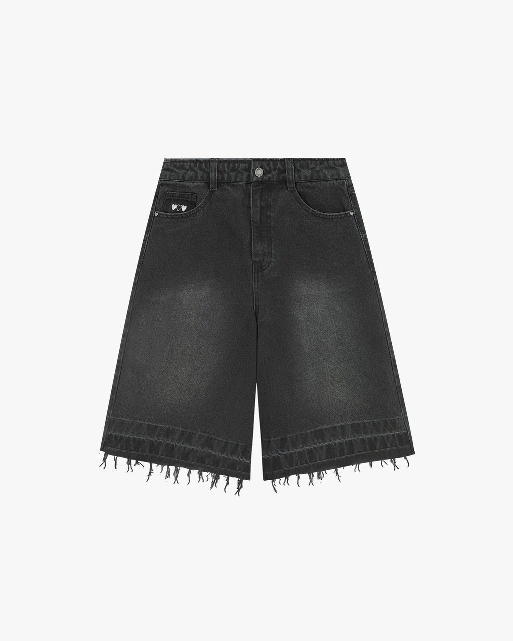 Pantalón Corto Baggy Negro Old Denim