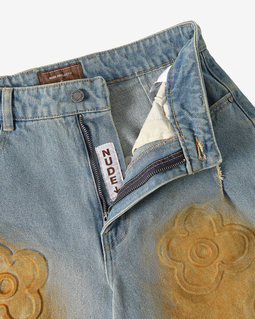 Pantalón Corto Baggy Old Denim Flower