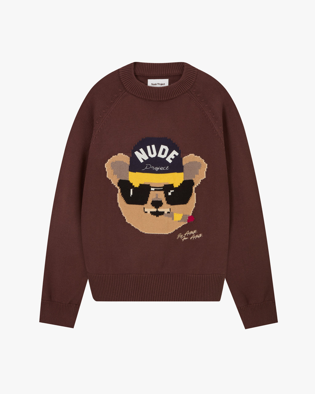 Teddy Knit Sweater Brown