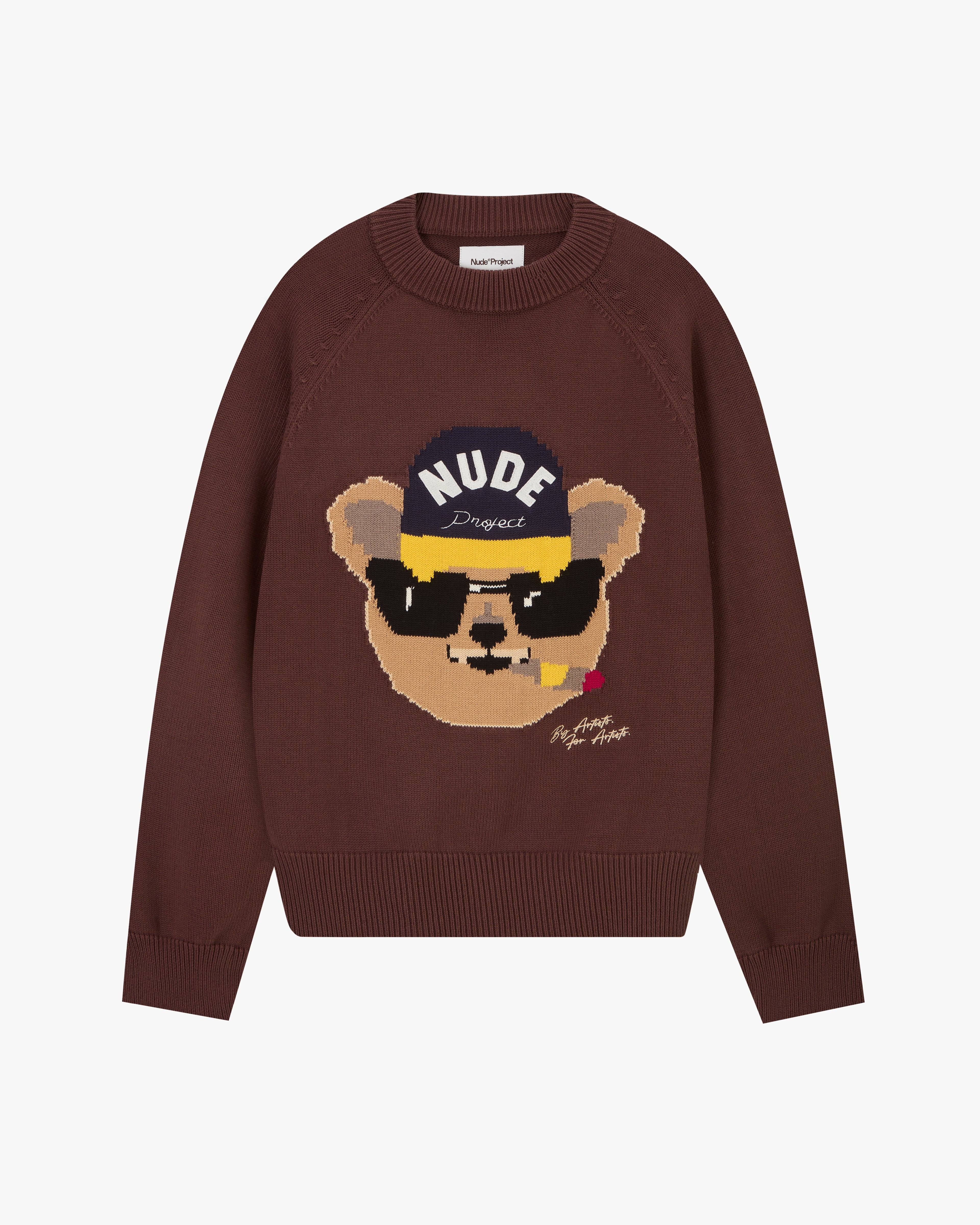 Teddy Knit Sweater Brown