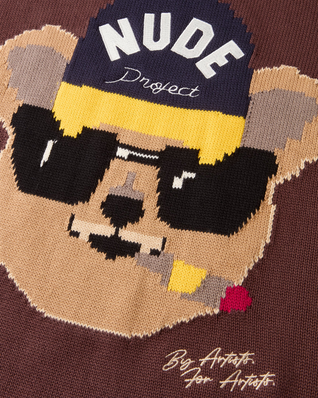 Teddy Knit Sweater Brown
