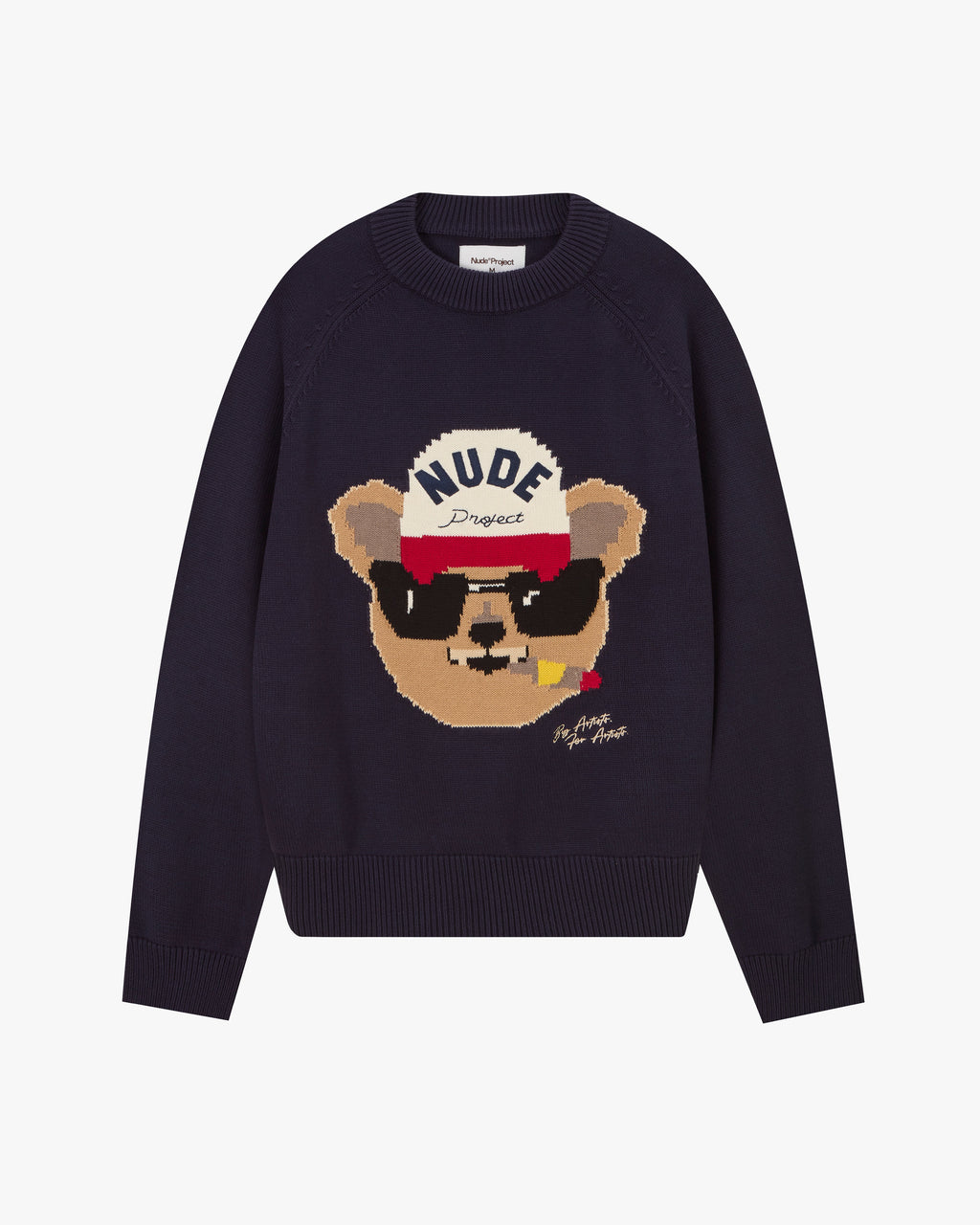 Teddy Knit Sweater Blue