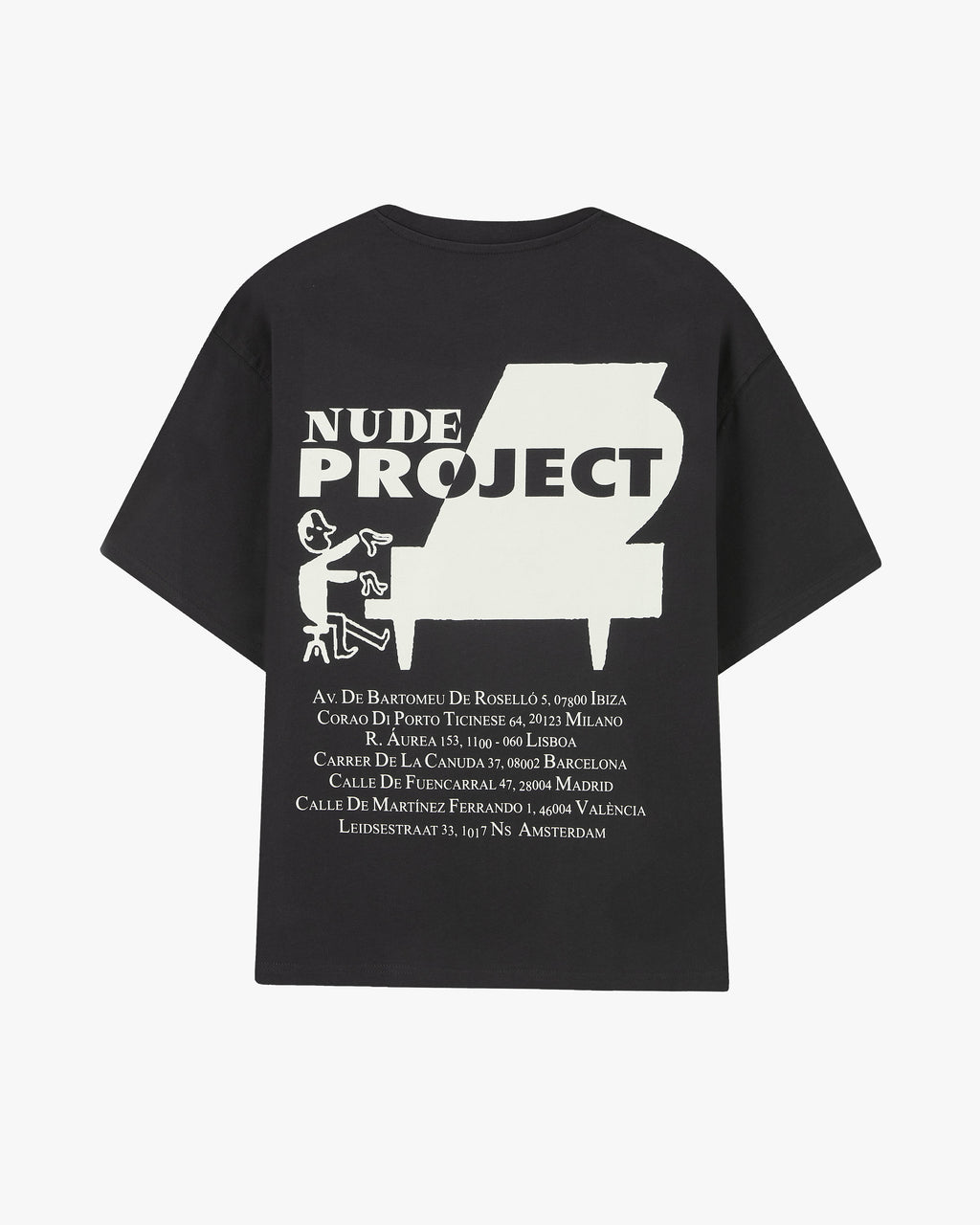 Piano Tee Black