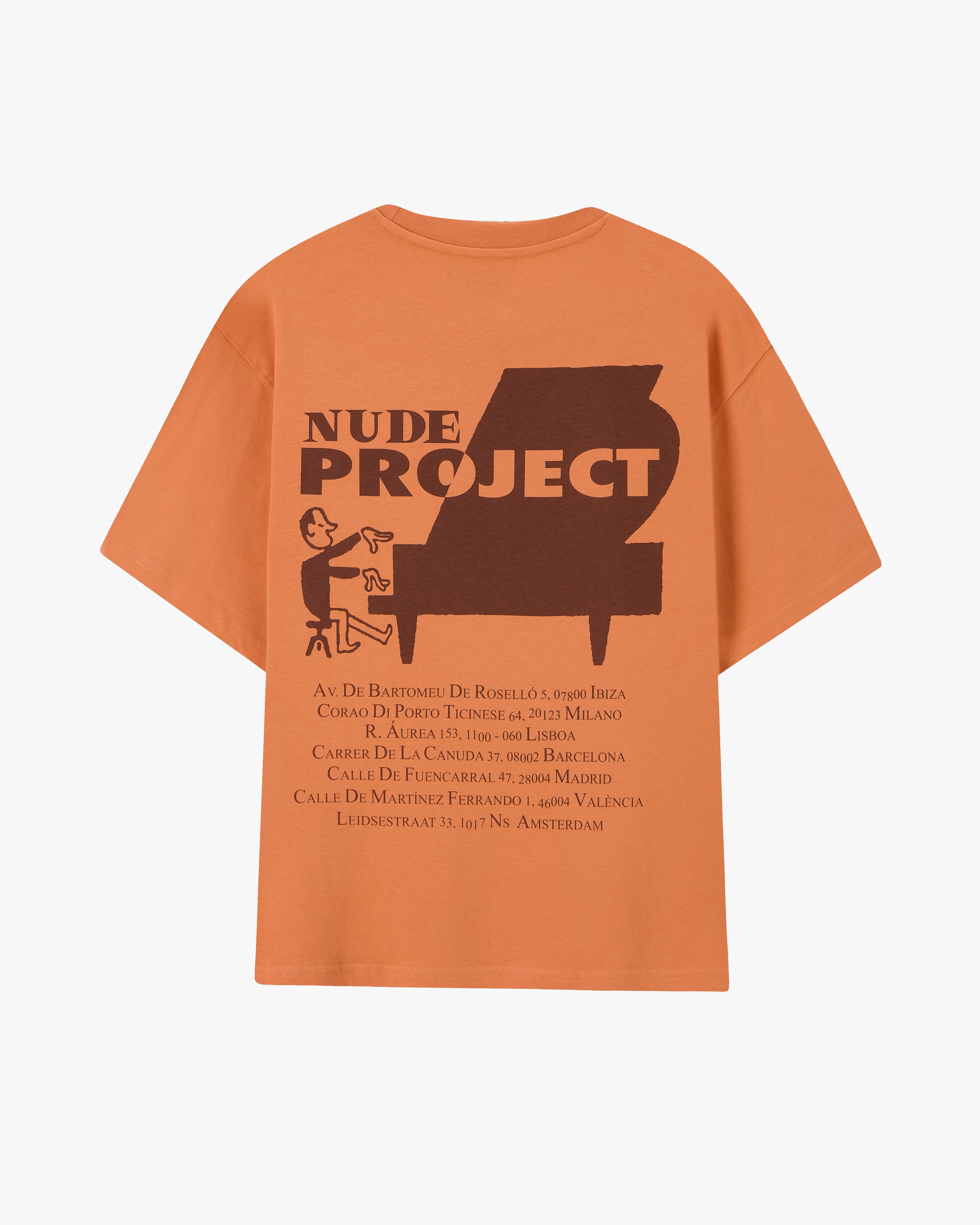 Piano Tee Orange