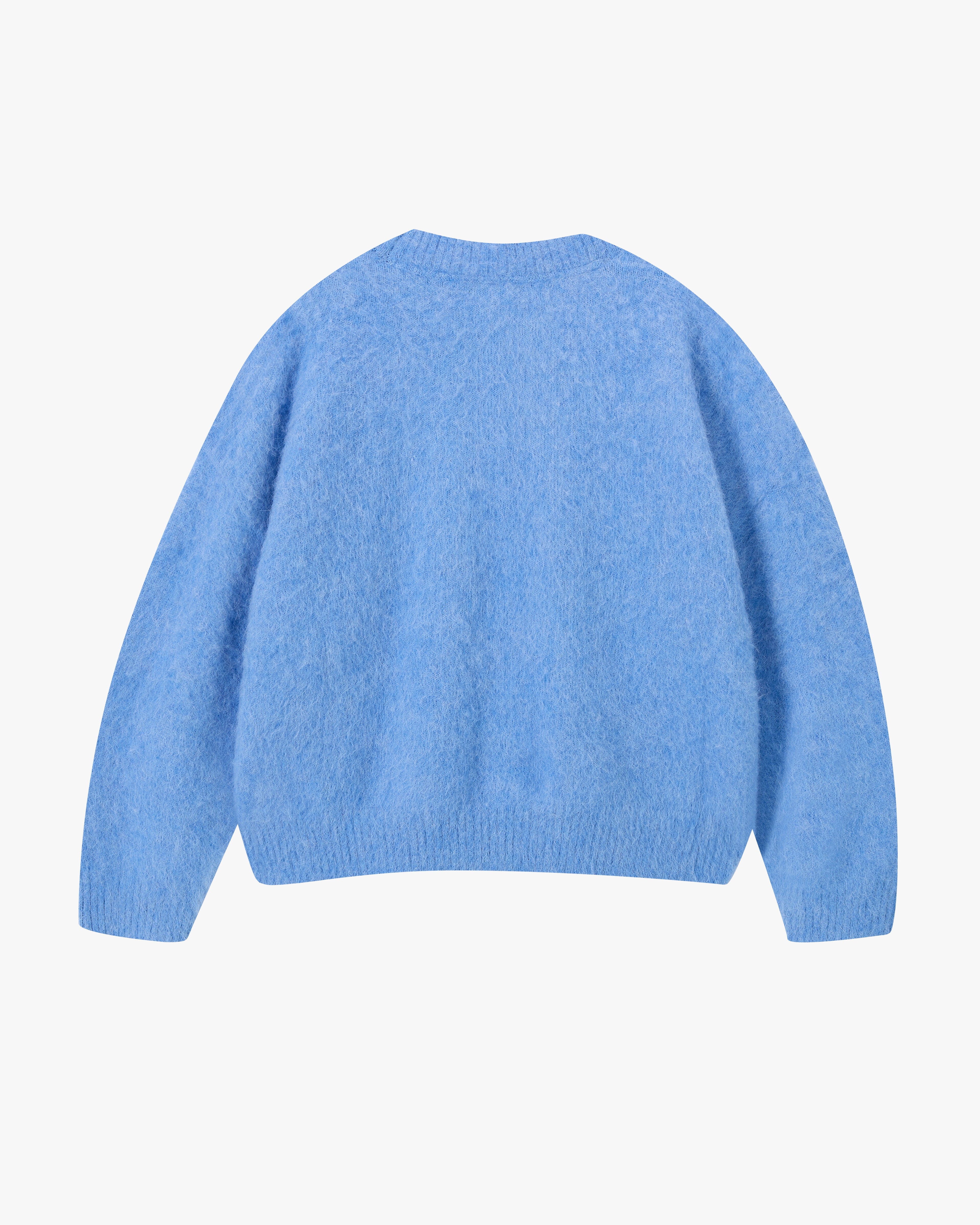 Alpaca Knit Sweater Blue
