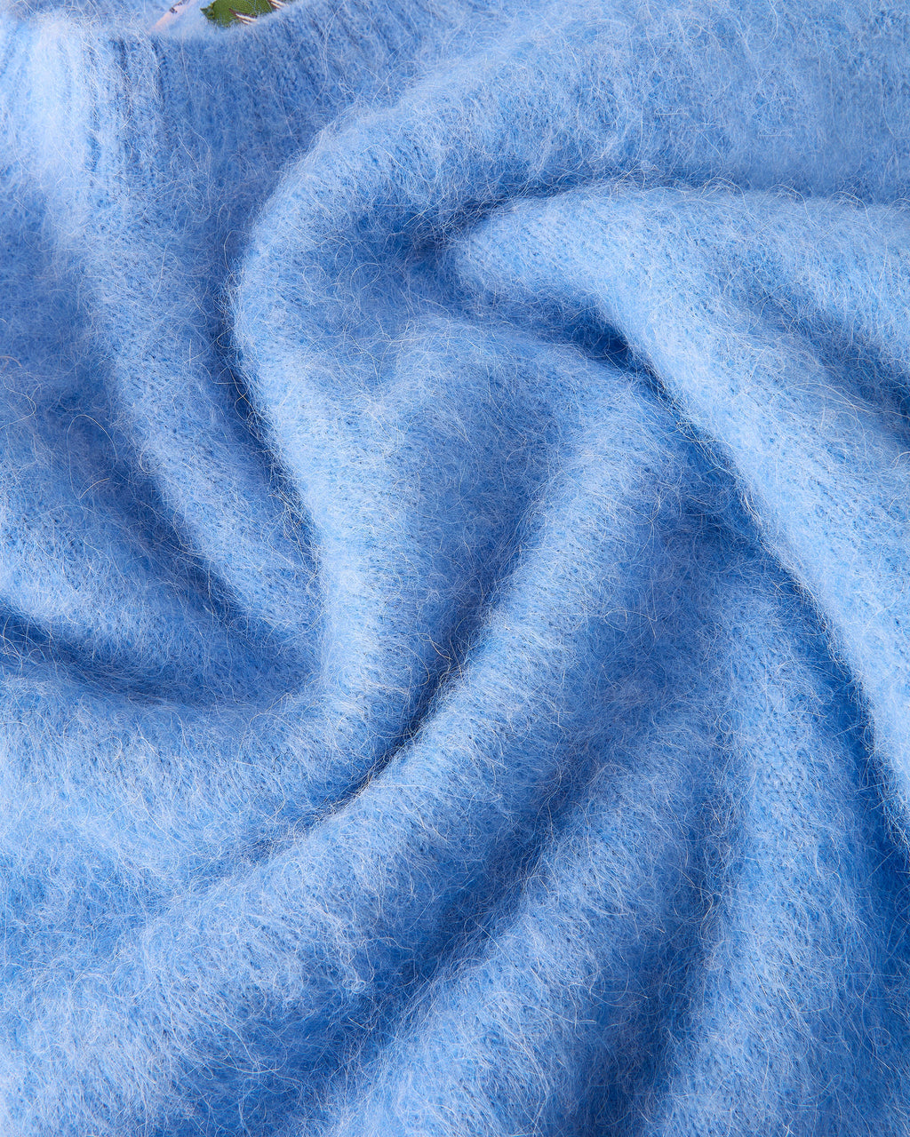 Alpaca Knit Sweater Blue