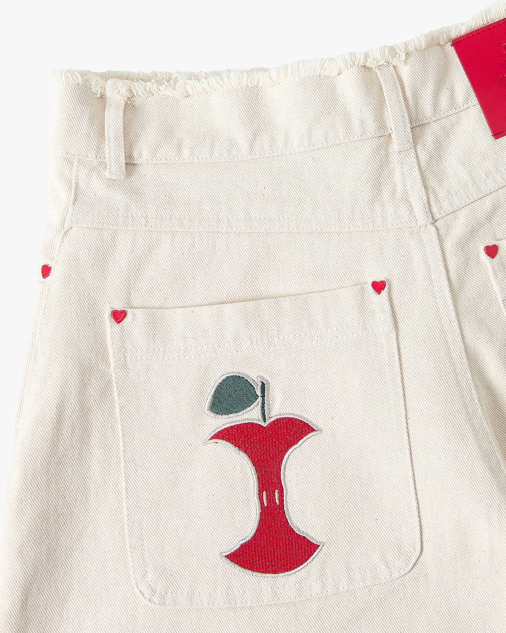 Pantalón Corto Apple Crew Denim Raw