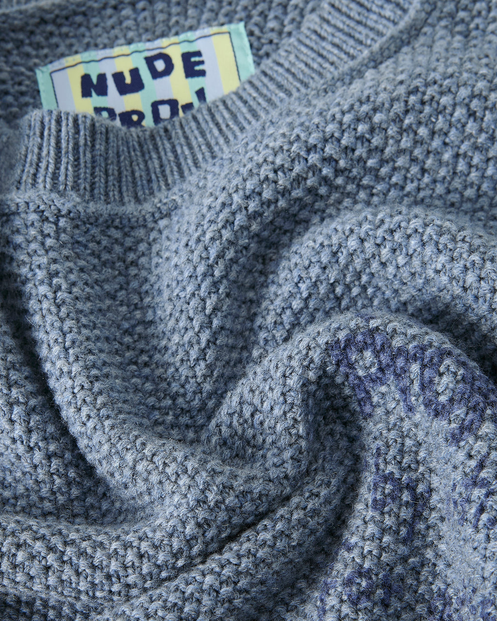 Jersey Reversed Seams Azul