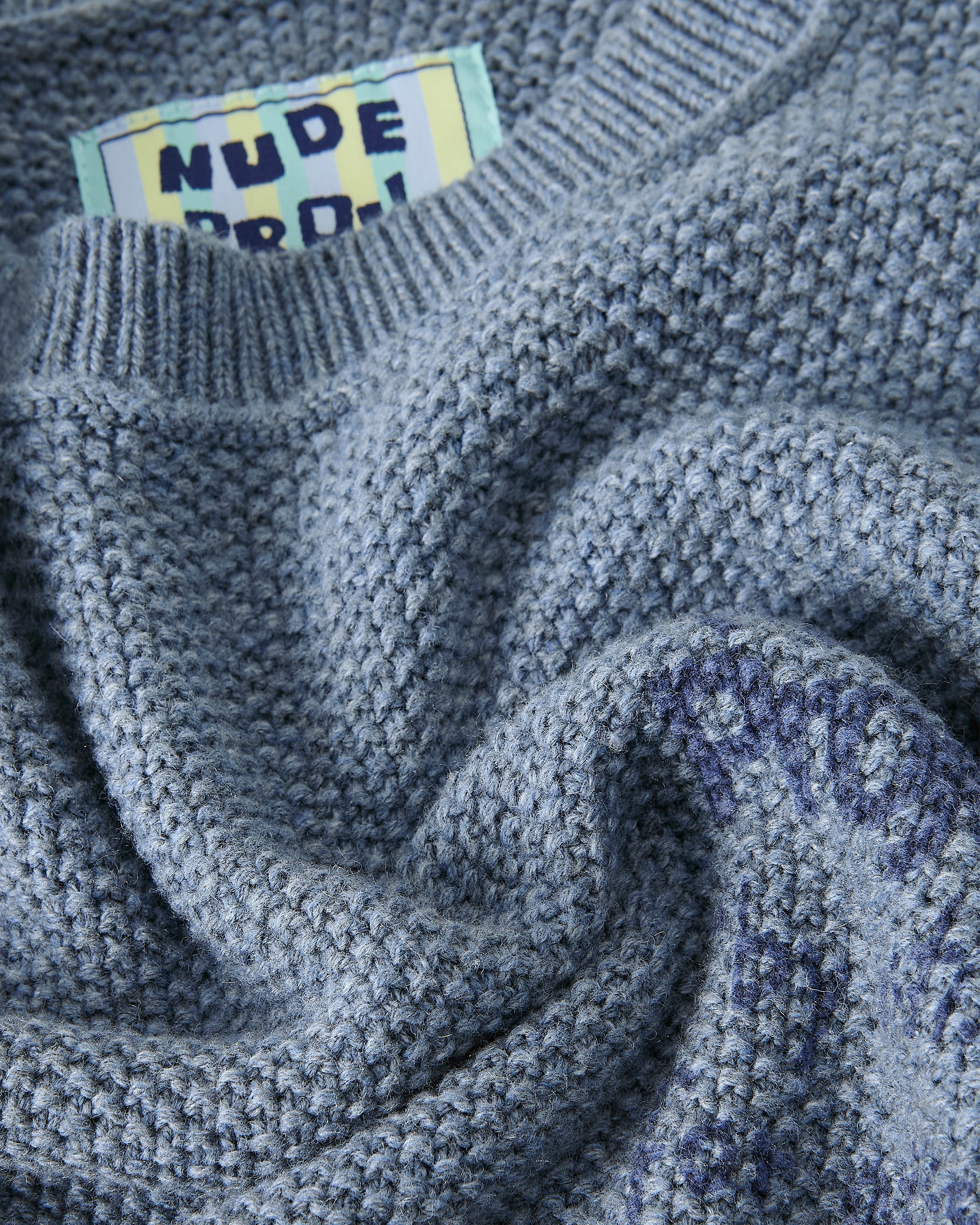 Jersey Reversed Seams Azul