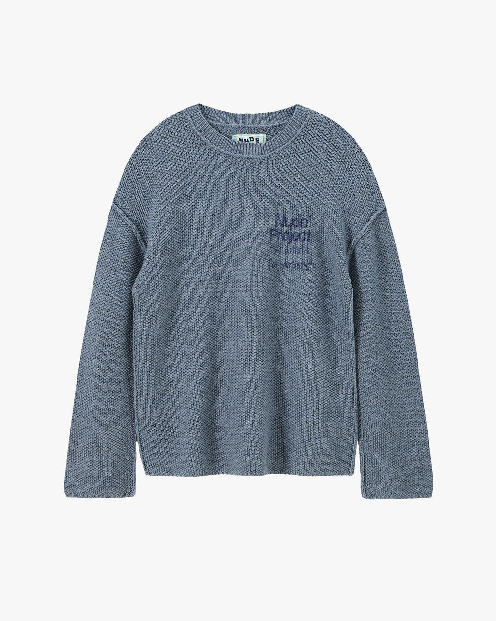 Jersey Reversed Seams Azul