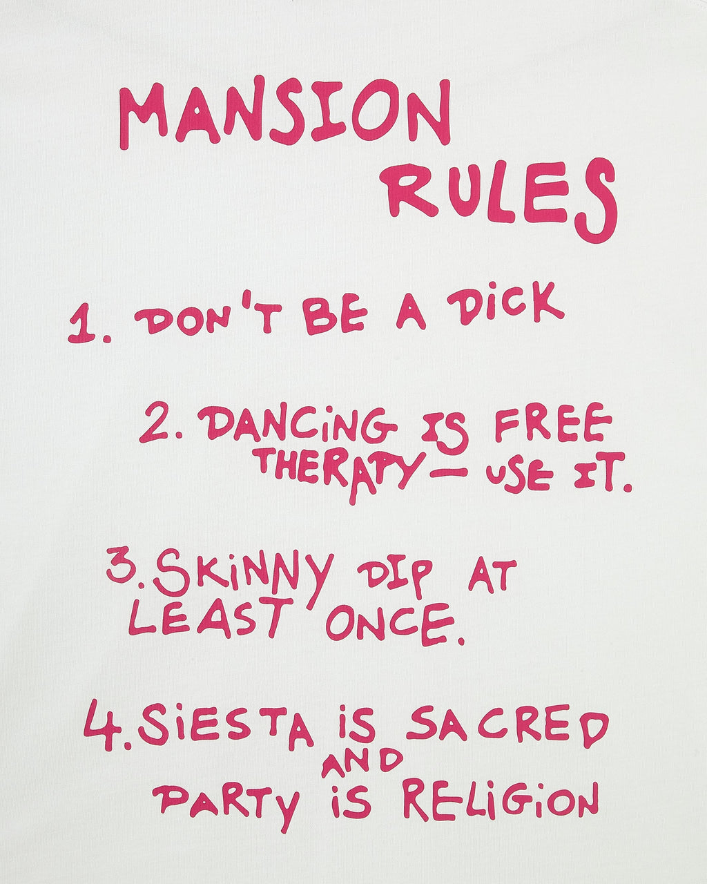 Camiseta House Rules