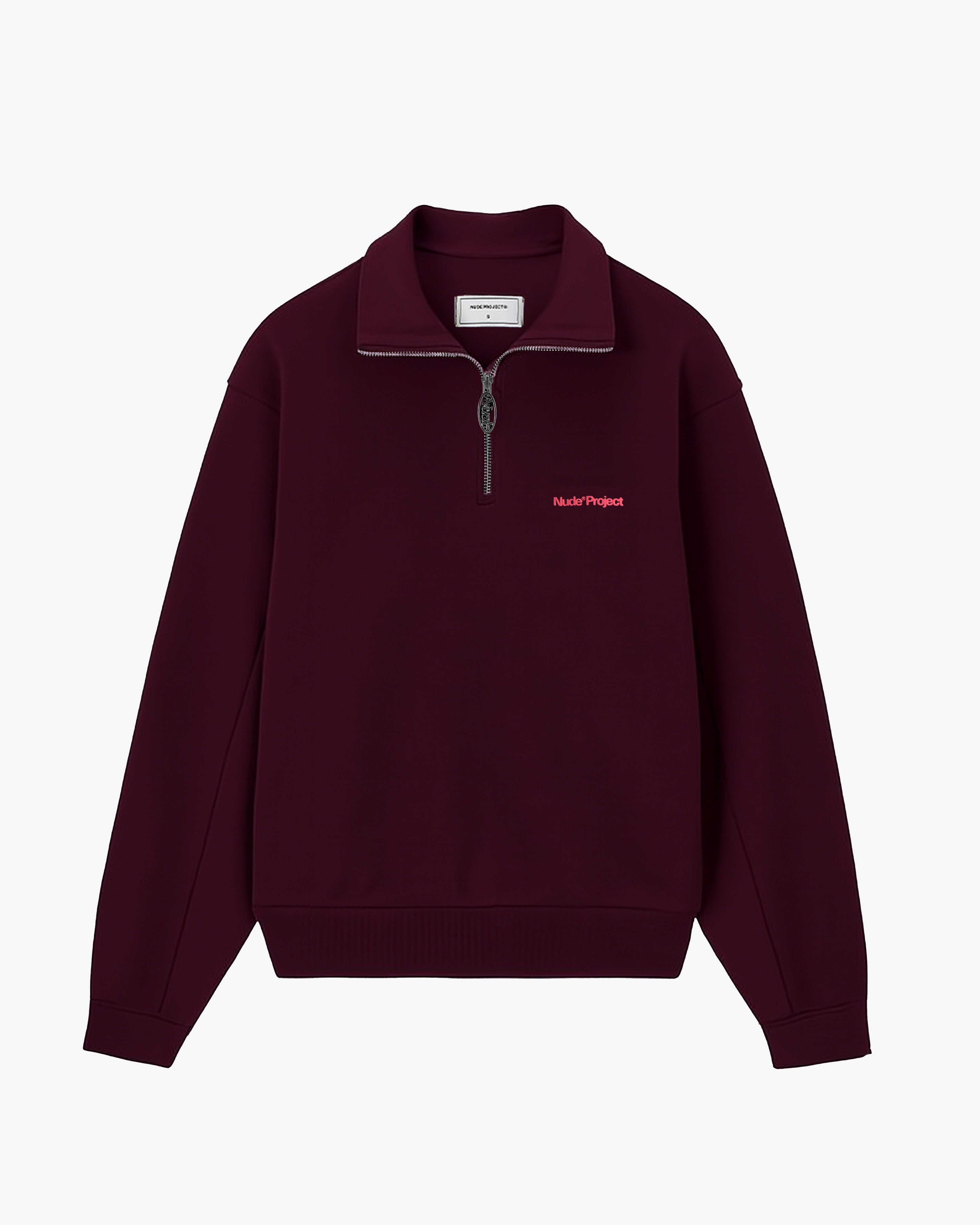 Origins Quarter-Zip Burgundy