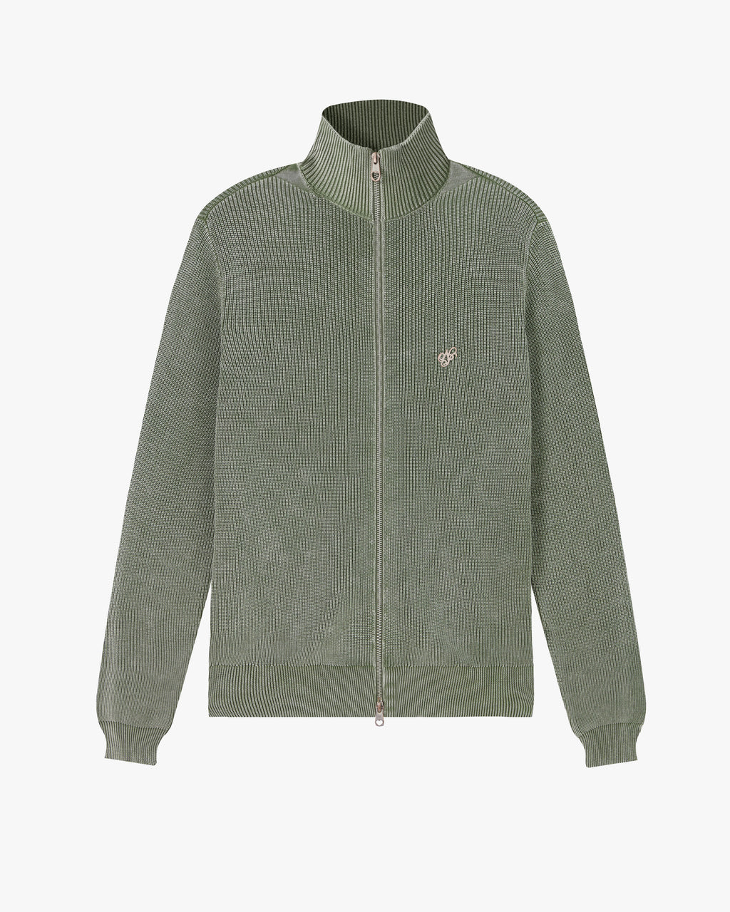 Cárdigan Con Cremallera Shady Verde