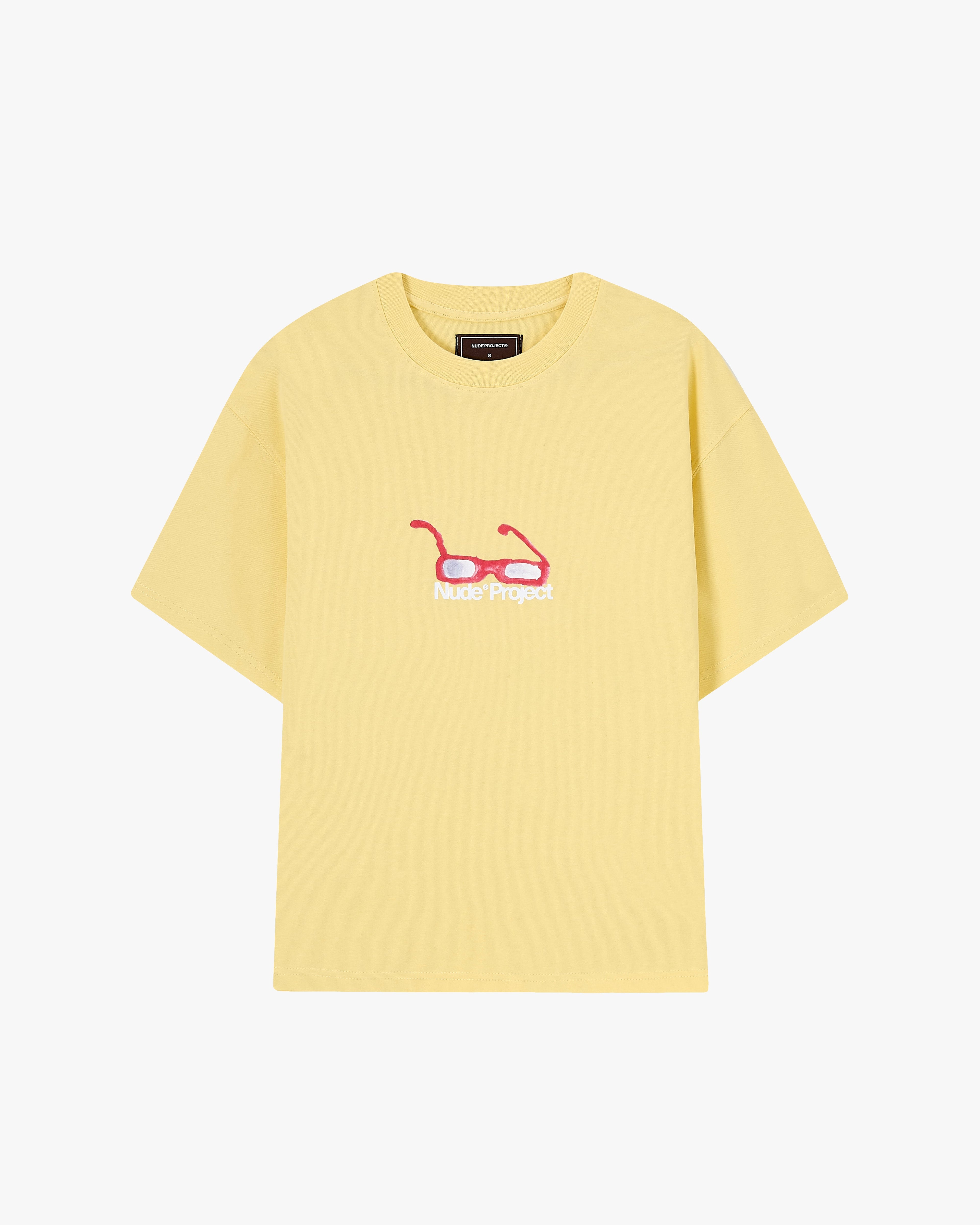 Camiseta Sunglasses Amarillo