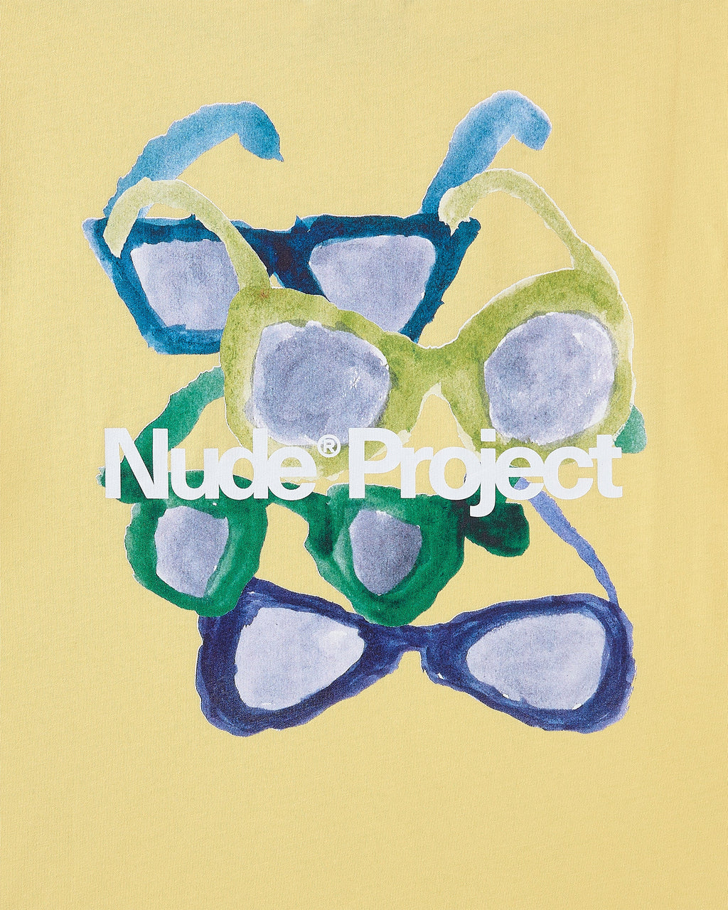 Camiseta Sunglasses Amarillo