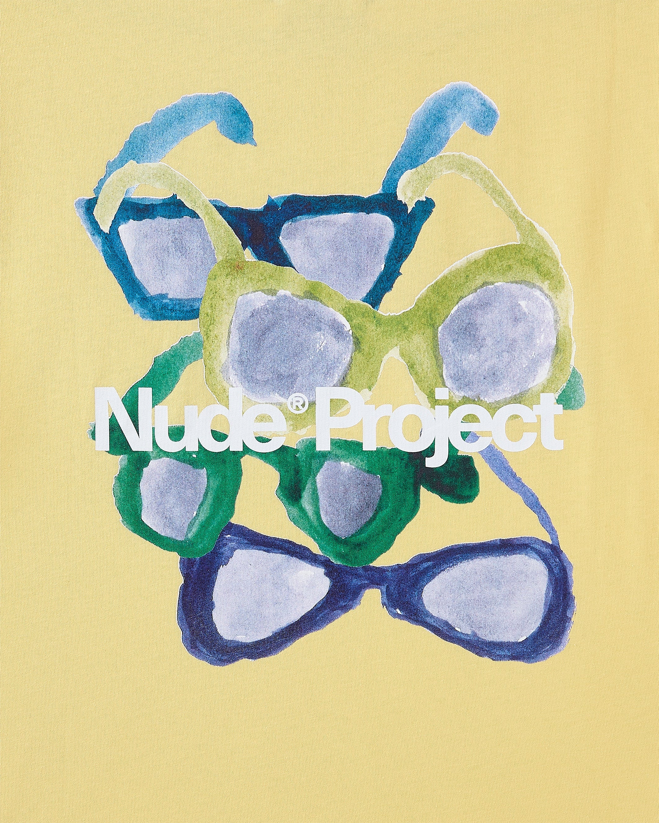 Camiseta Sunglasses Amarillo