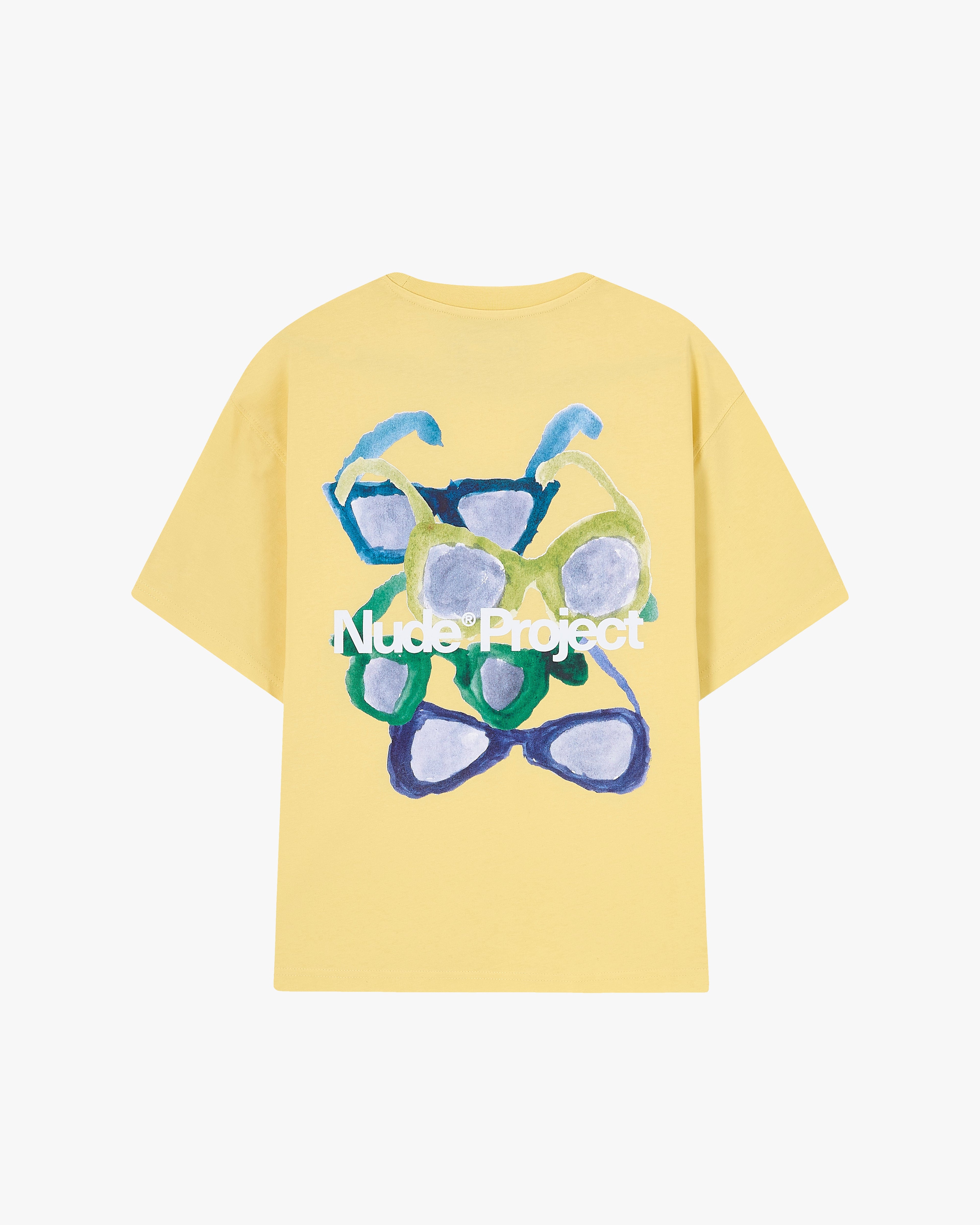 Camiseta Sunglasses Amarillo