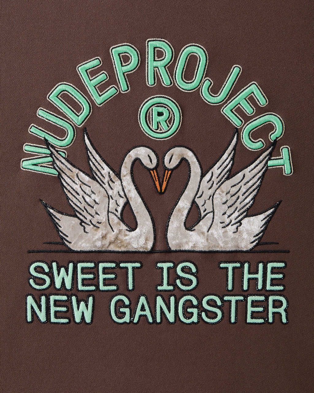 Sudadera Swans Marrón