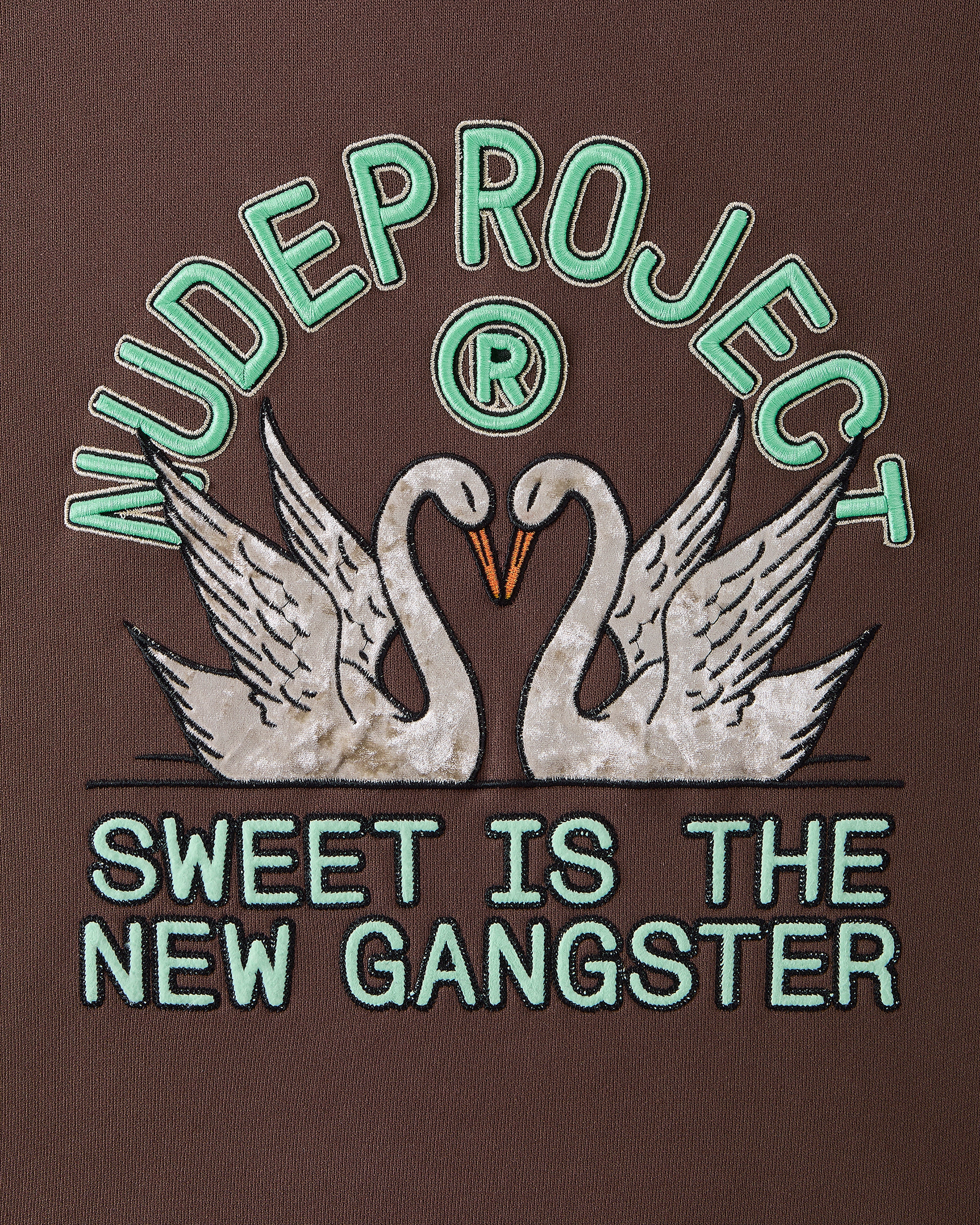 Sudadera Swans Marrón