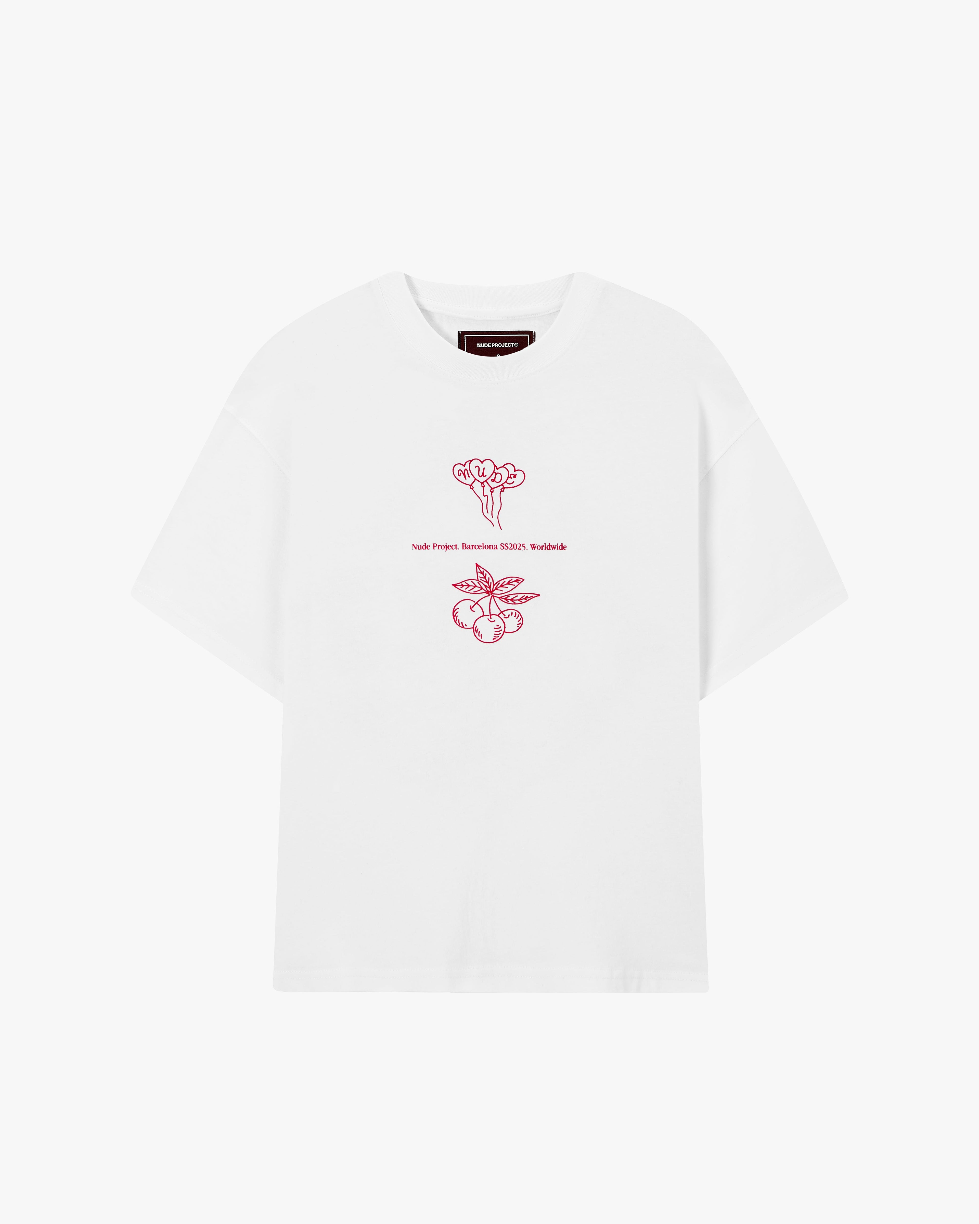 Camiseta Swan Garden Blanca