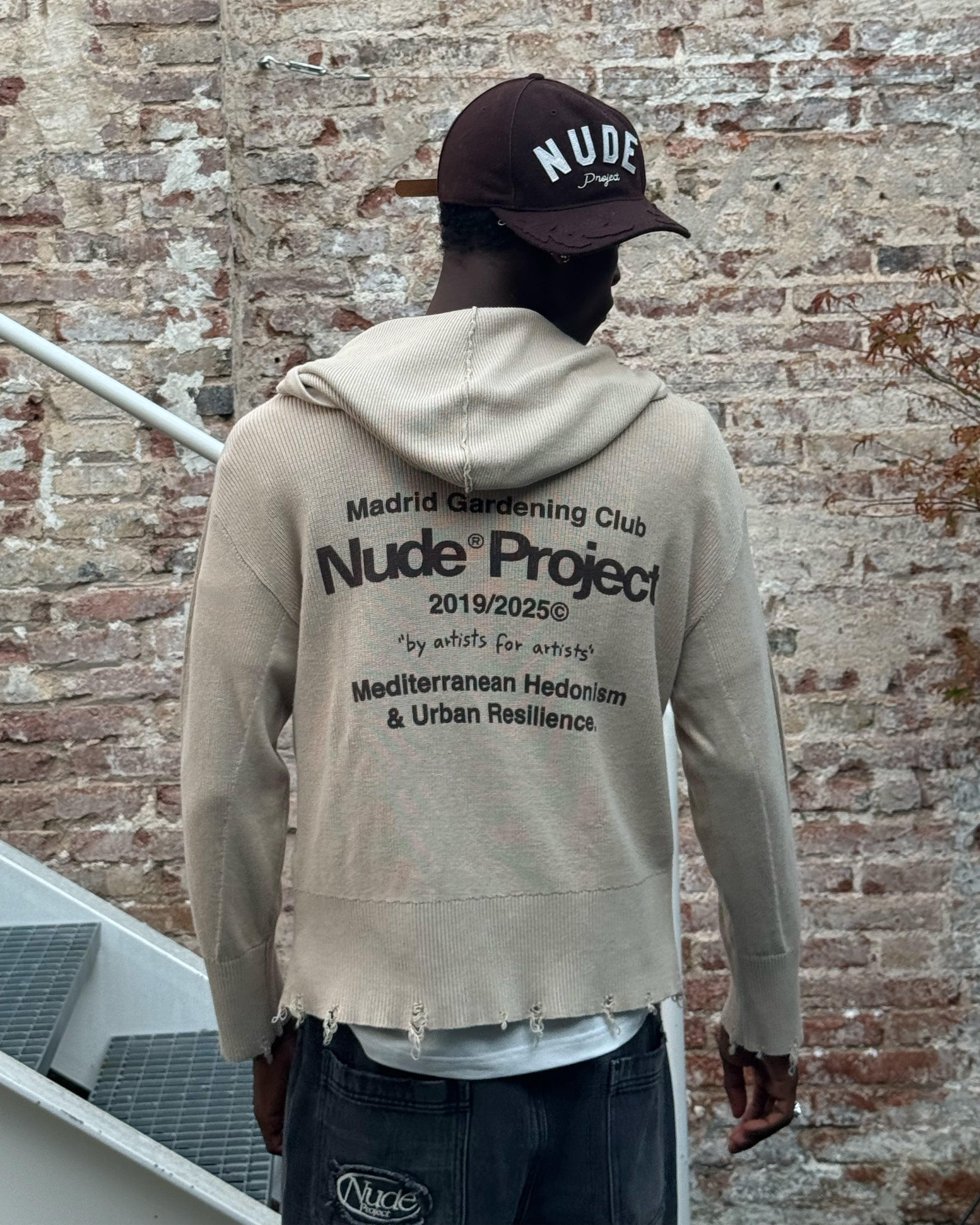 Jersey Besito Con Cremallera Beige