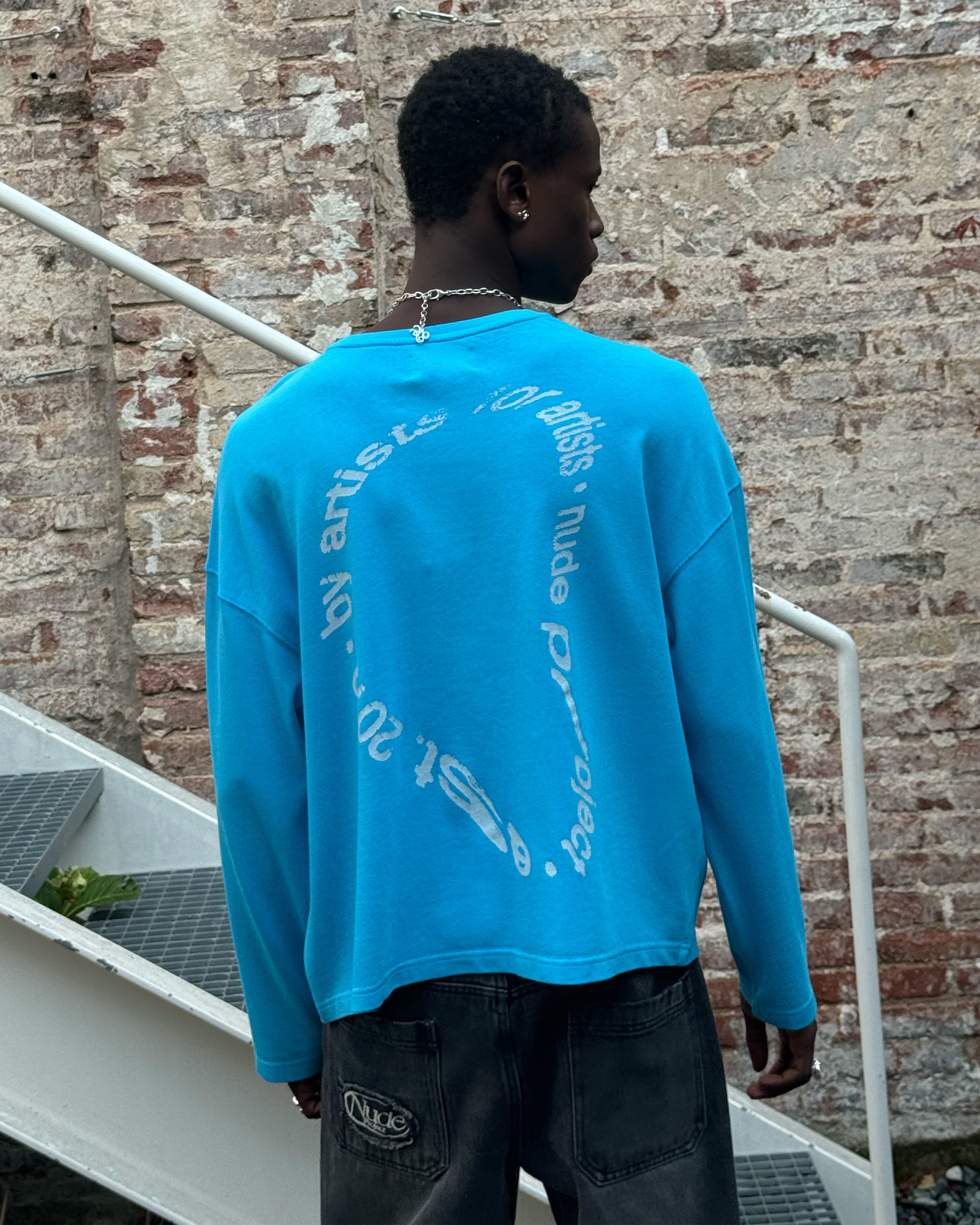 Camiseta Manga Larga Gallery Azul