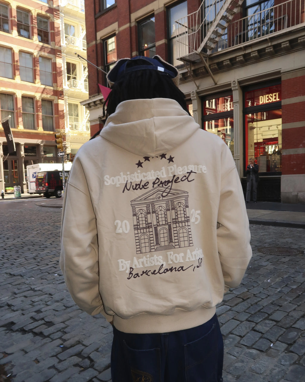 Pleasure Hoodie Cream