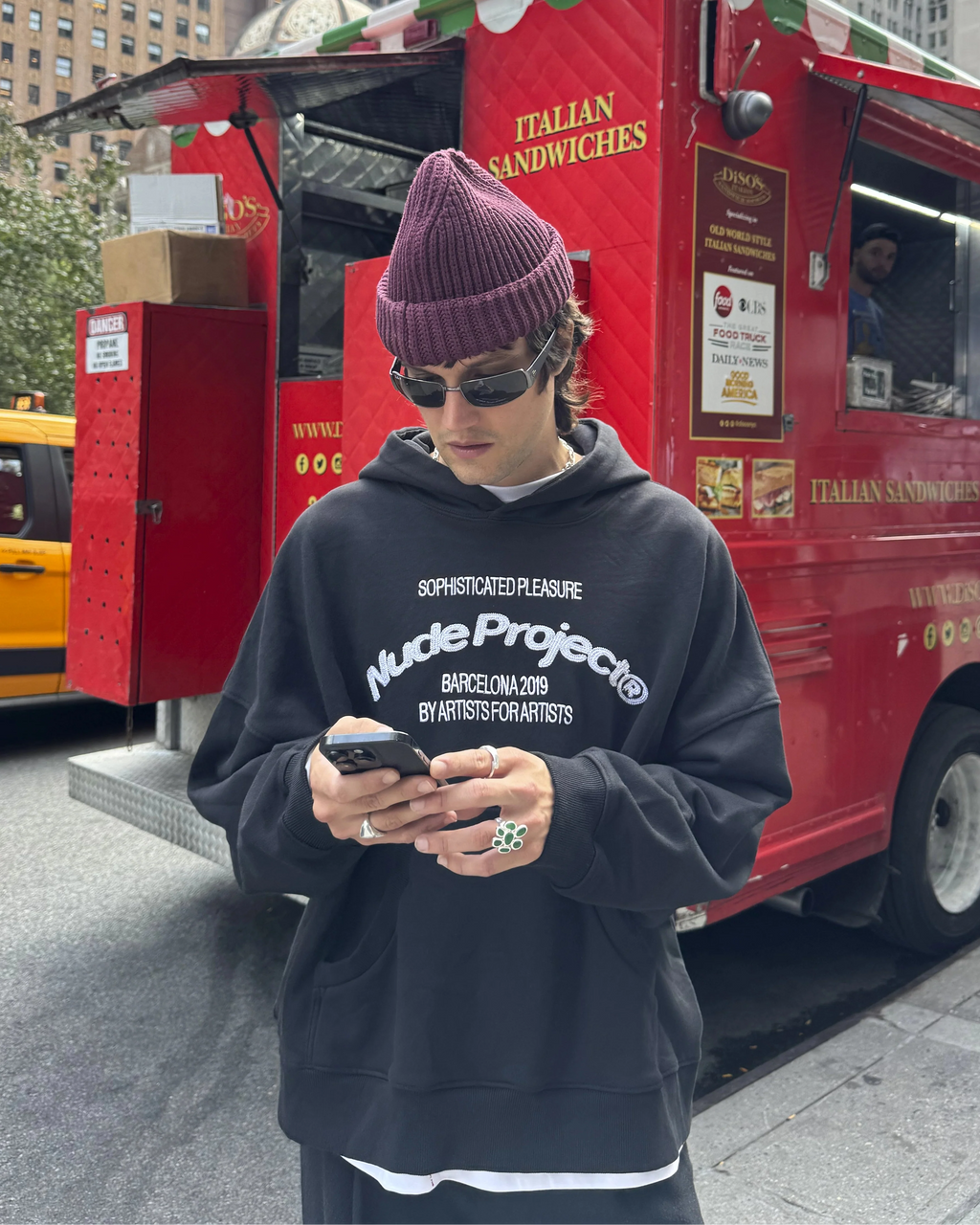 Sudadera Boxy Liberty Negra